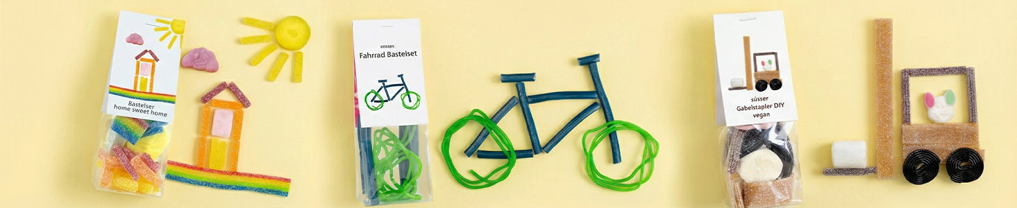 Bastelsets im Naschbeutel
