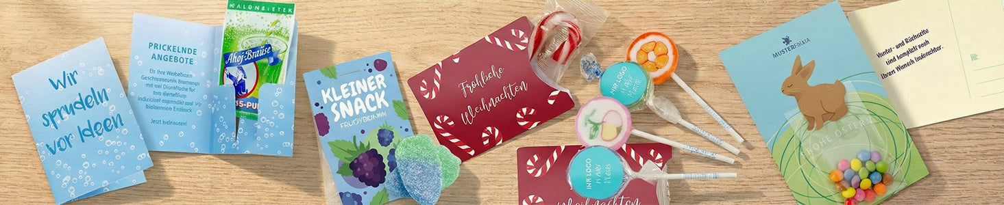 Messe, Mailings und Streuartikel