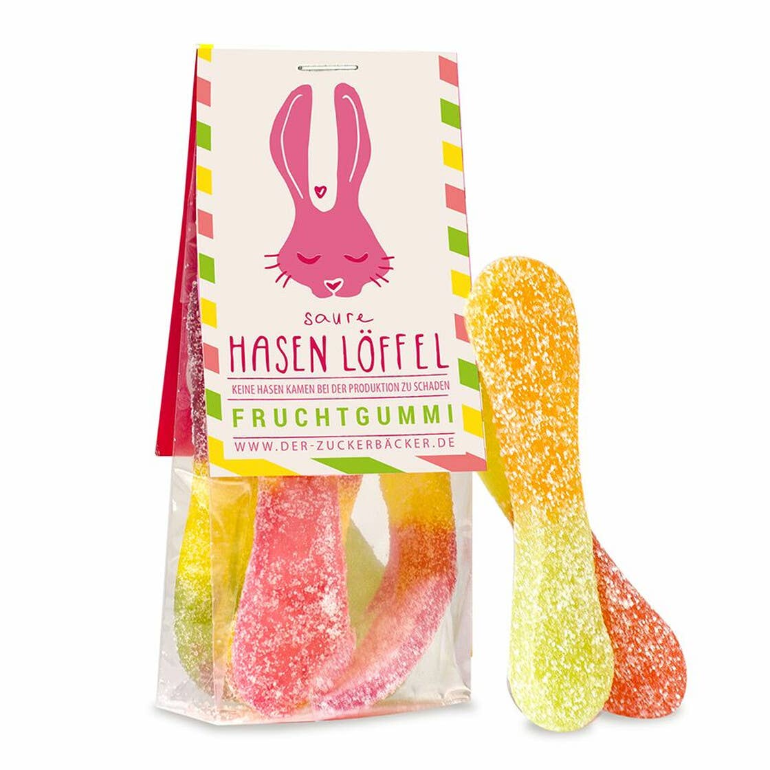 Naschbeutel Saure Hasenlöffel Fruchtgummi Ostern - Bild 2