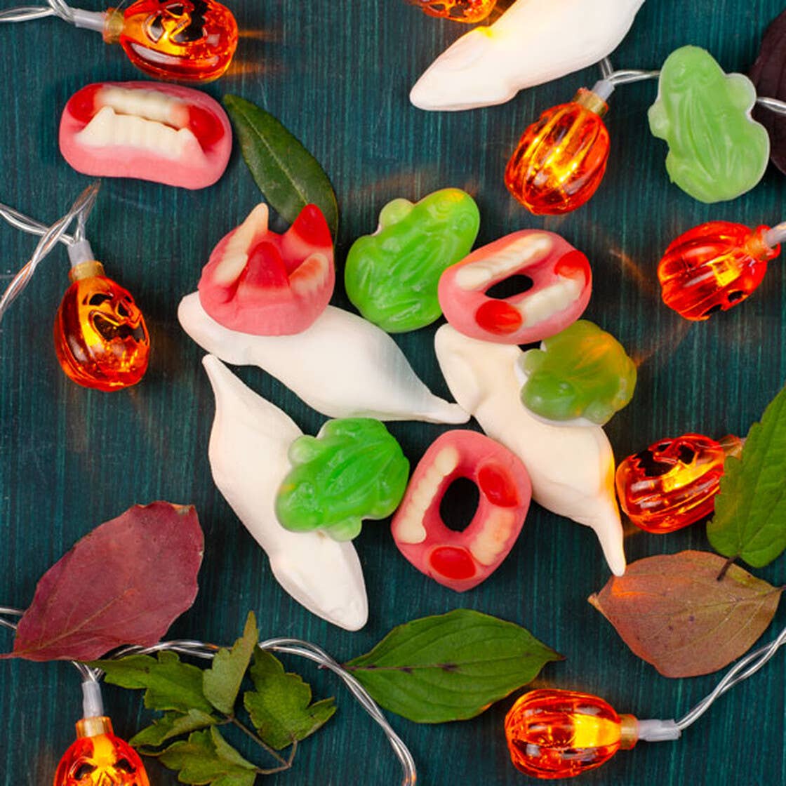 Naschbeutel Happy Halloween Süßigkeiten Mischung - Bild 3