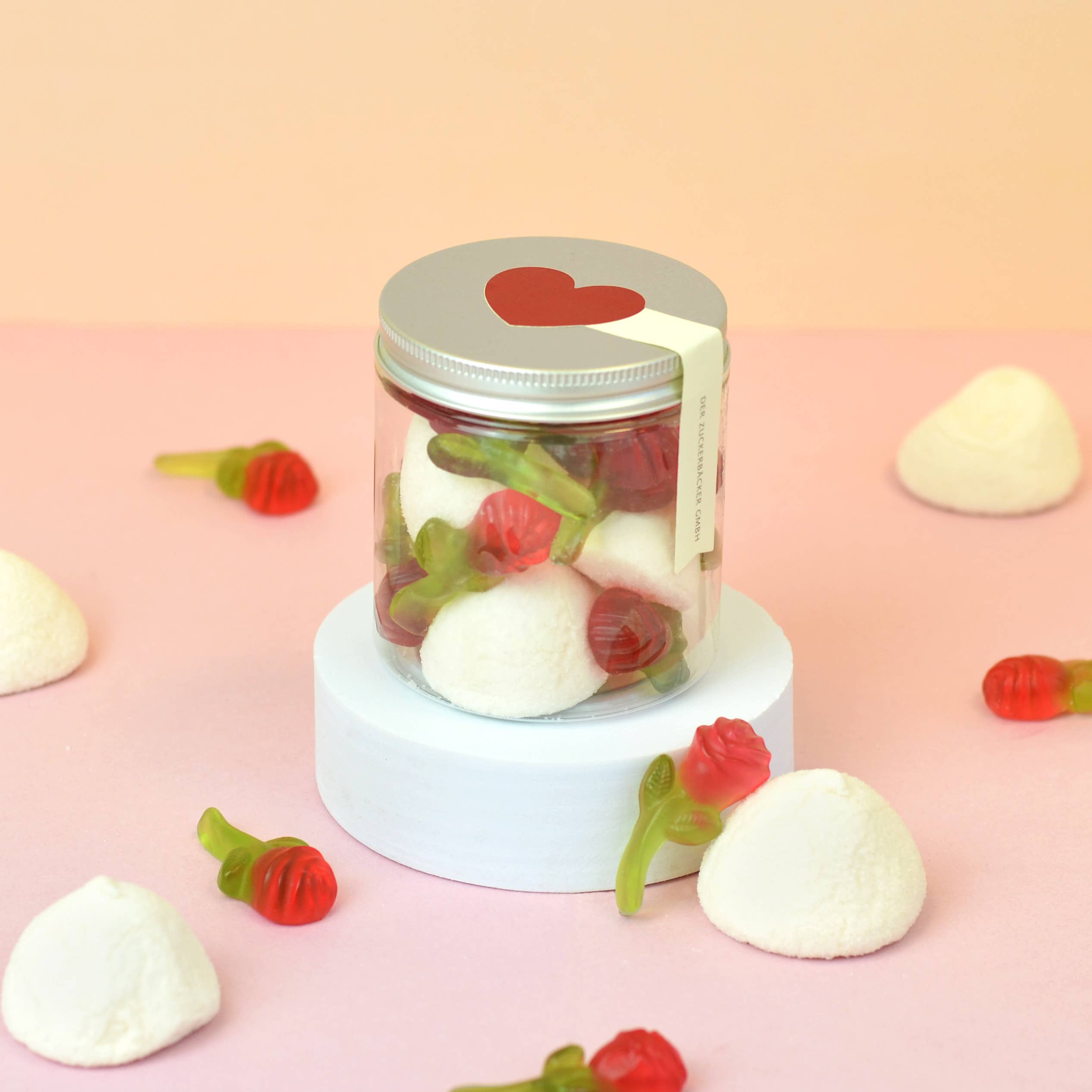 Rosen in der Naschdose Süßigkeiten Geschenkdose Liebe - Bild 4