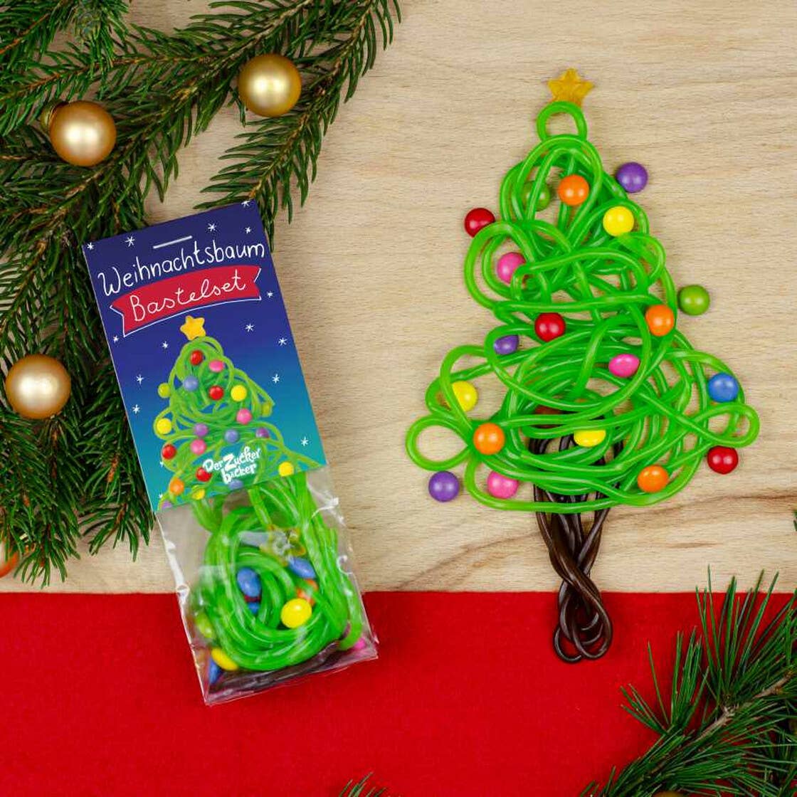 Naschbeutel Weihnachtsbaum Bastelset Süßigkeiten Mischung - Bild 2
