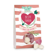 Naschportion Beste Mama Bonbon Herzen Kirsche Eiszucker
