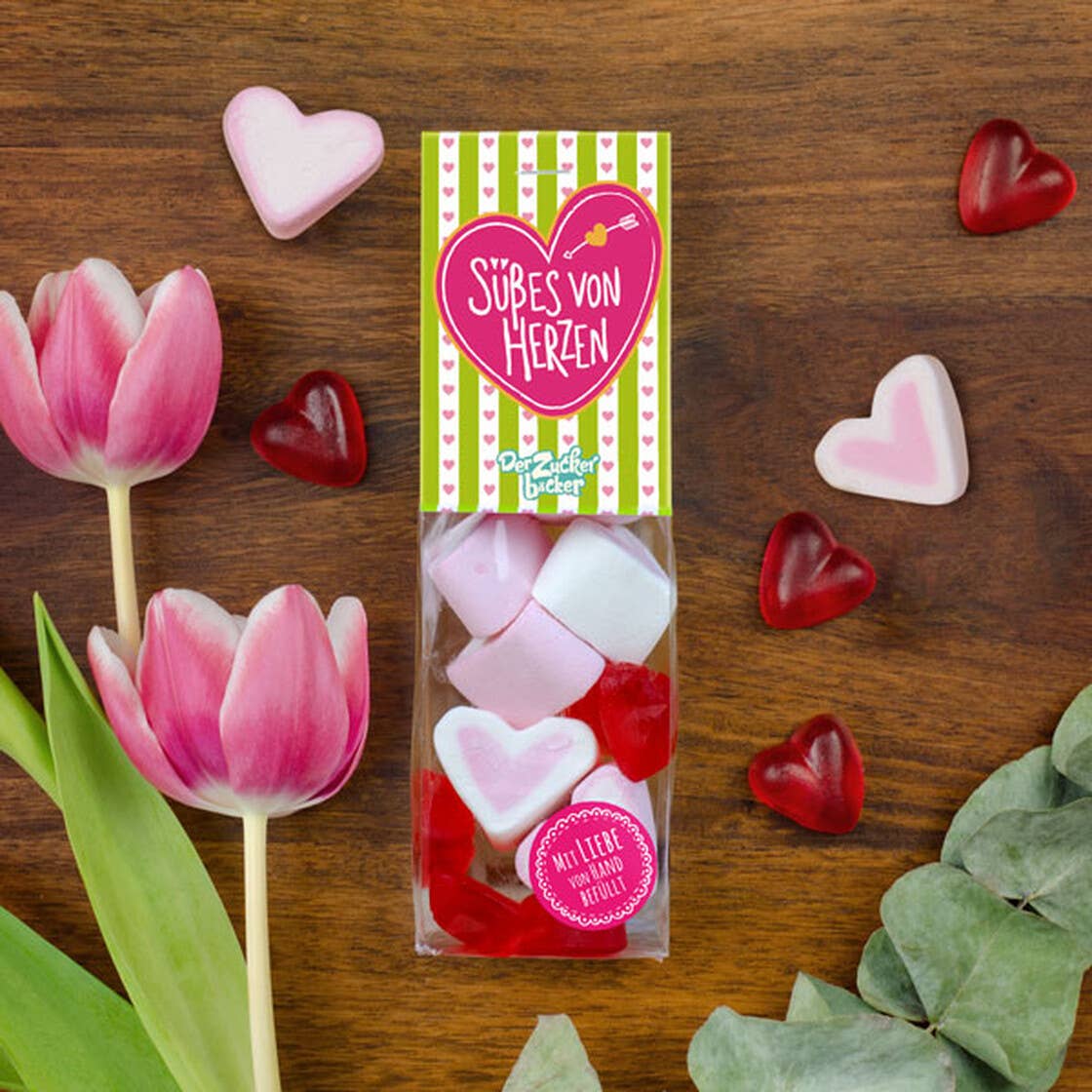 Naschbeutel Süsses Von Herzen Süßigkeiten Mischung - Bild 2