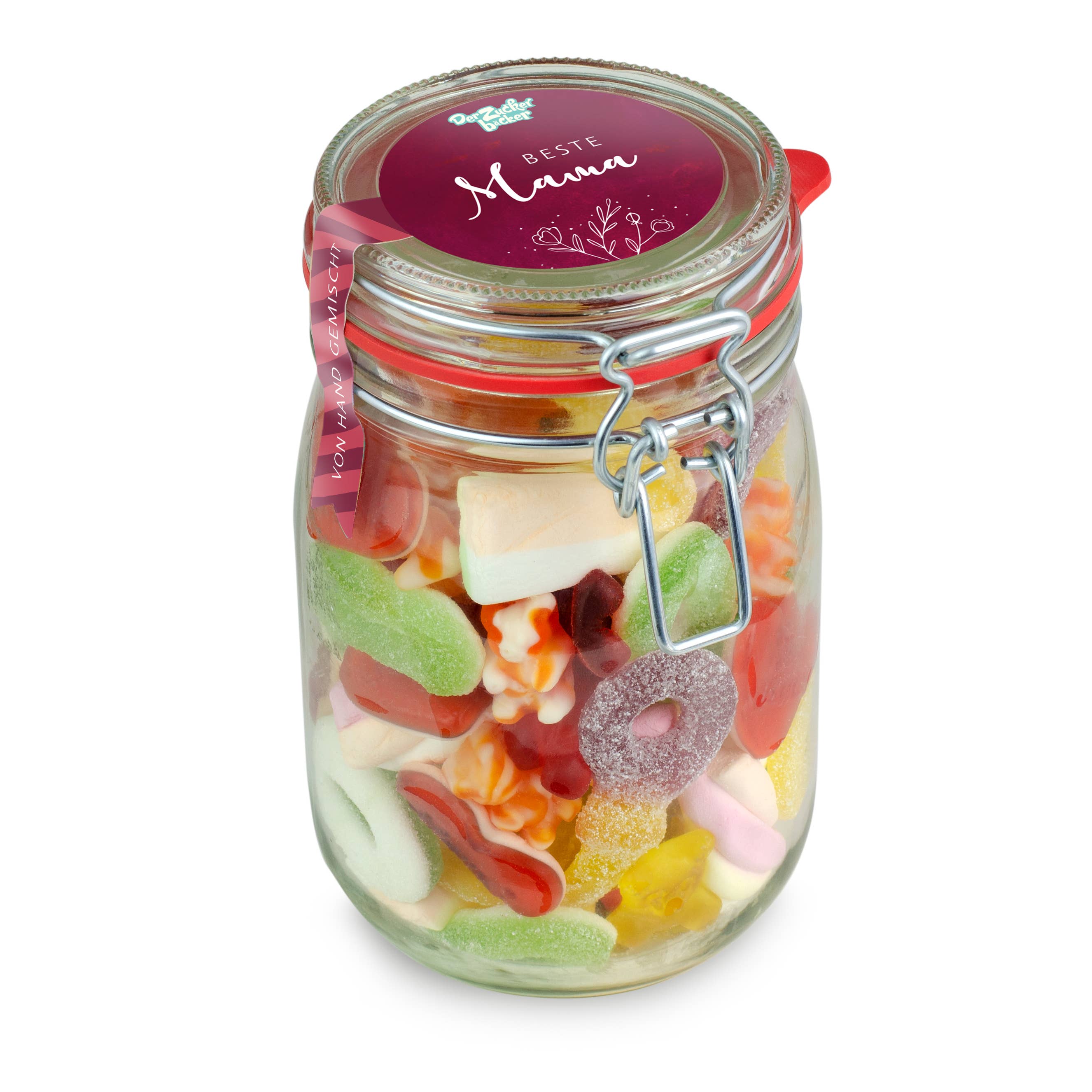 Midi Glas Beste Mama Süßigkeiten Mischung zum Muttertag