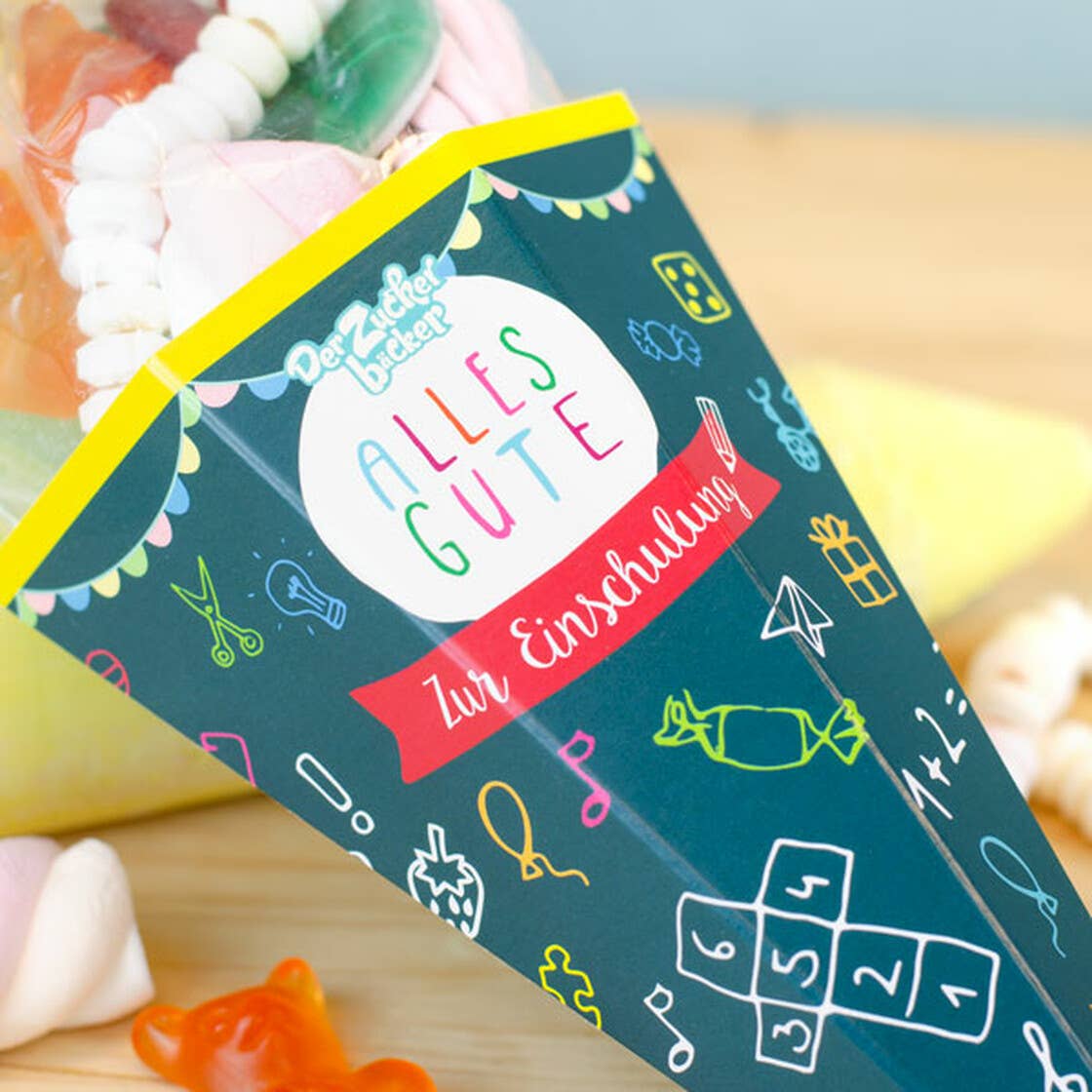 Zuckertüte Einschulung Bunte Süßigkeiten Mischung Kinder - Bild 3