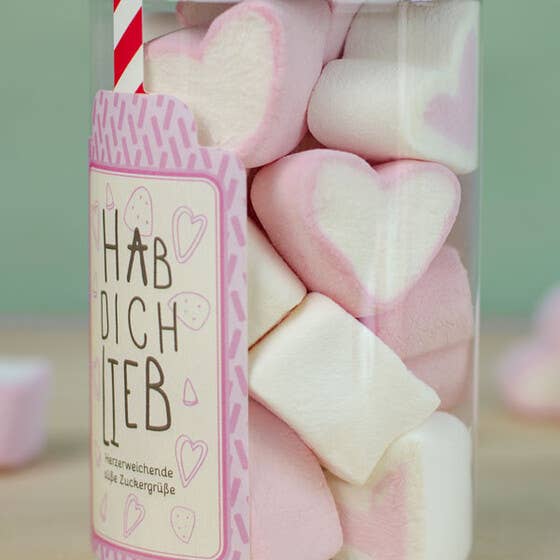 Naschdose Hab Dich Lieb Marshmallow Herzen Geschenkdose - Bild 4