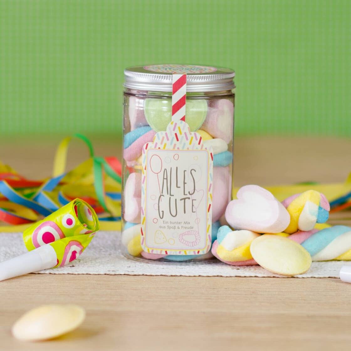 Naschdose Alles Gute Süßigkeitenmix Geschenkdose Geburstag - Bild 2