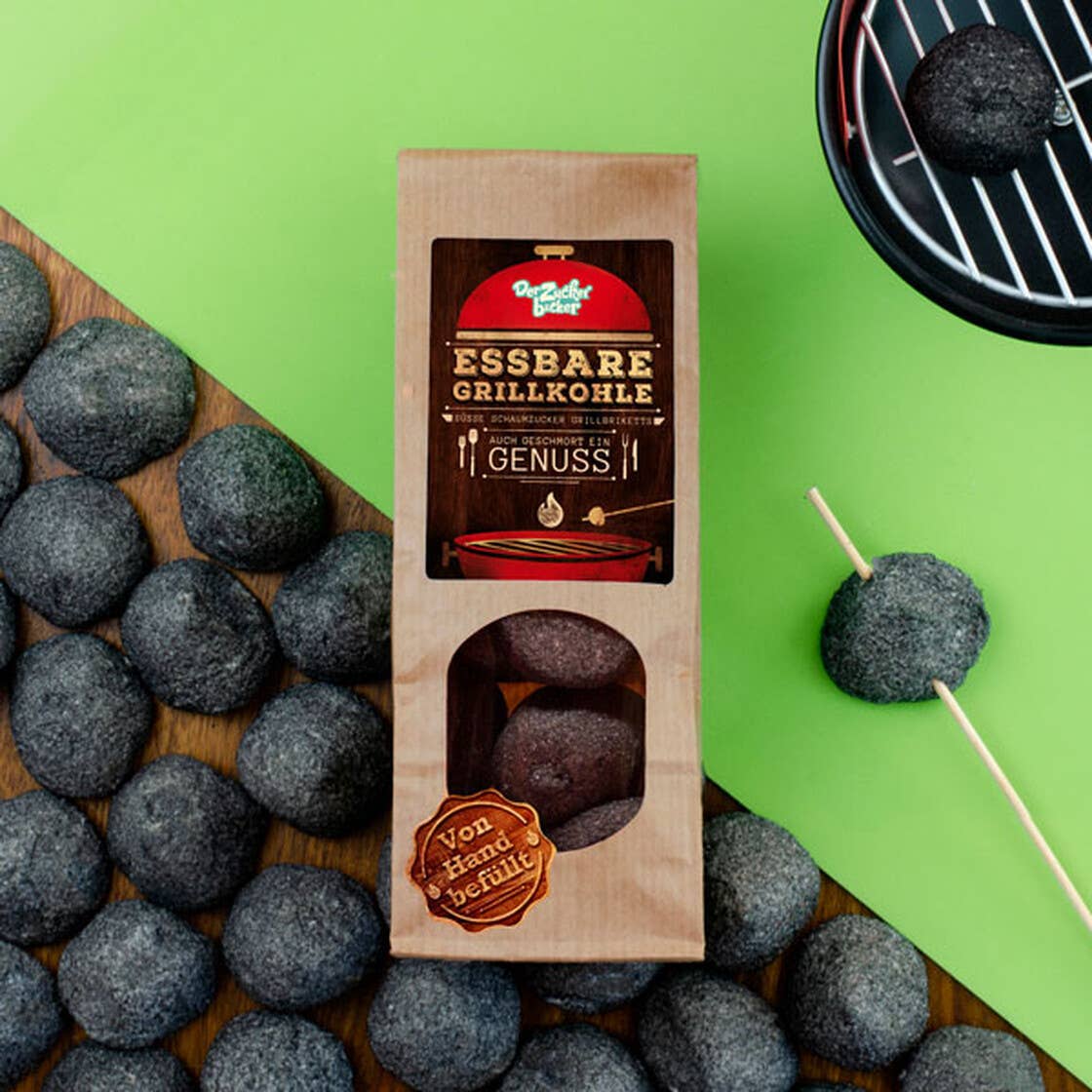 Die Essbare Grillkohle Wundertüte M Schwarze Marshmallows - Bild 3