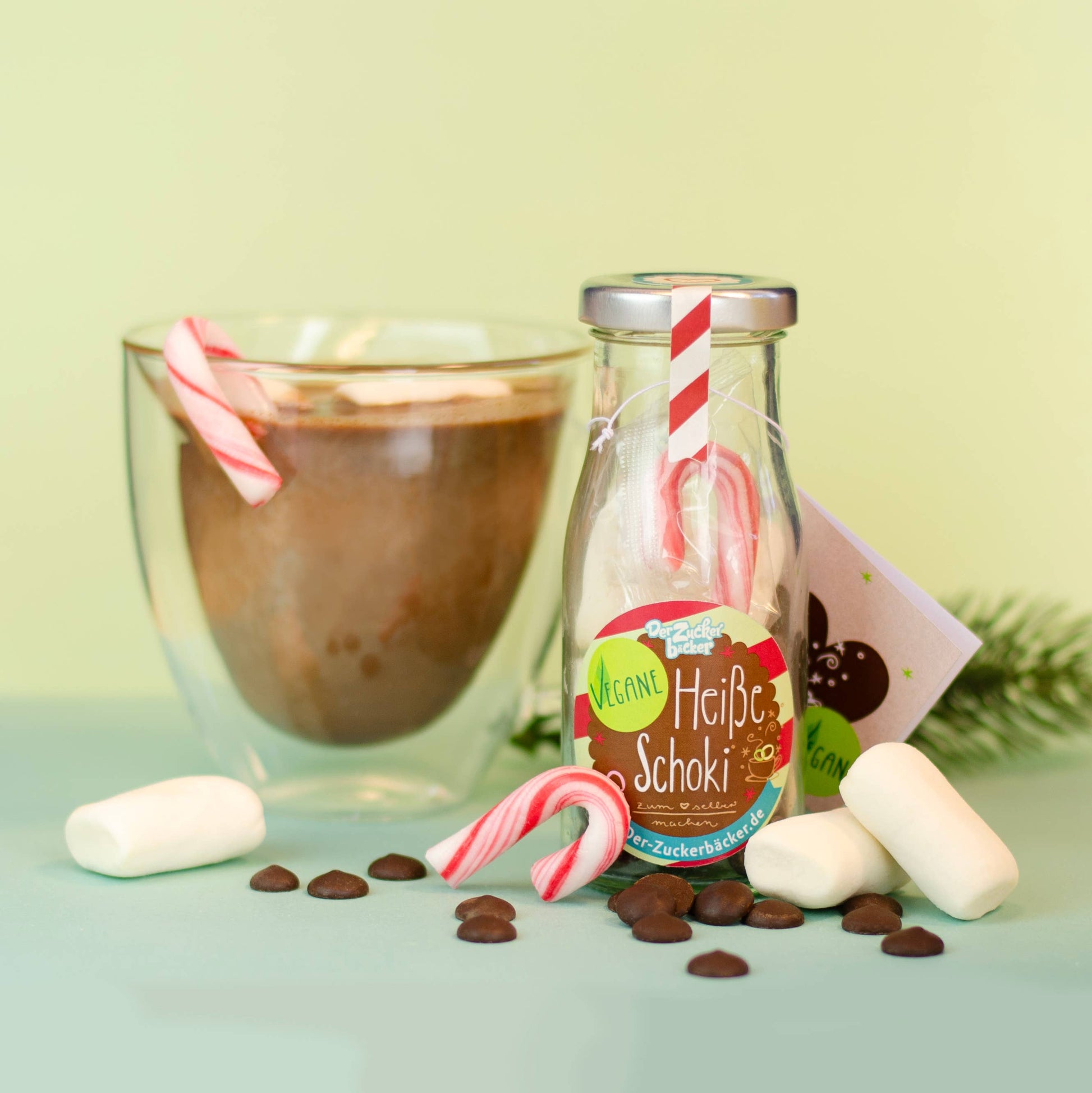 Do It Yourself Flasche Heisse Schoki Trinkschokolade Vegan - Bild 2