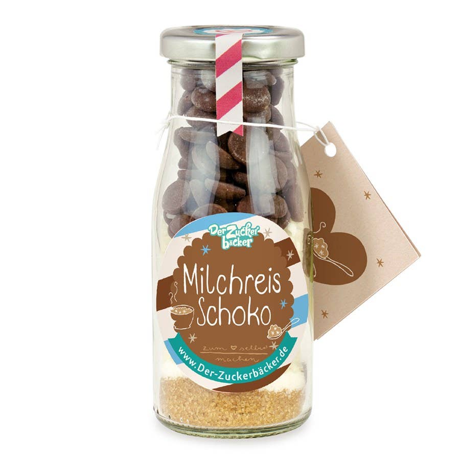 Do It Yourself Schoko Milchreis In Der Flasche Zartbitter