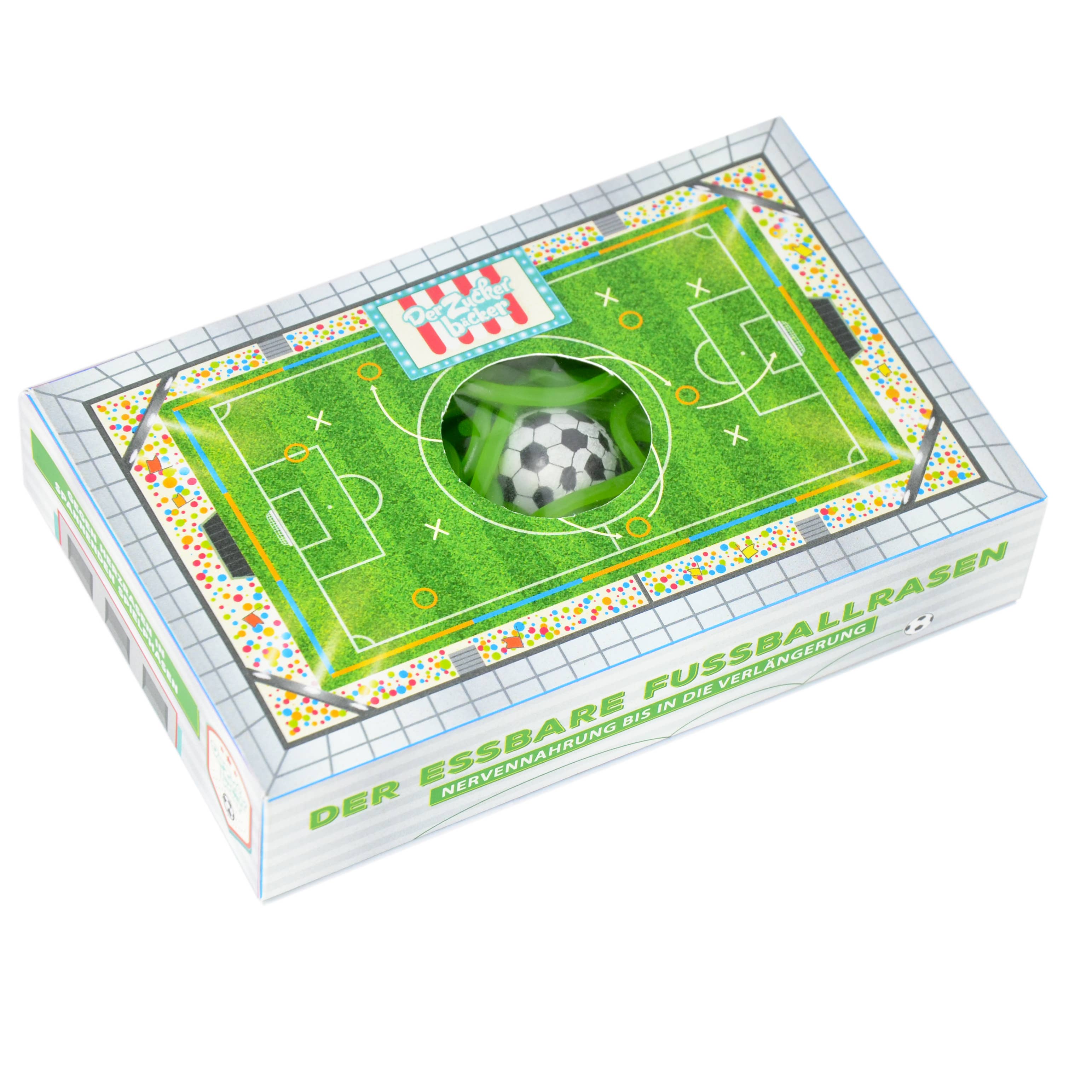 Essbarer Fussballrasen Geschenkbox Sport Fruchtgummi - Bild 5