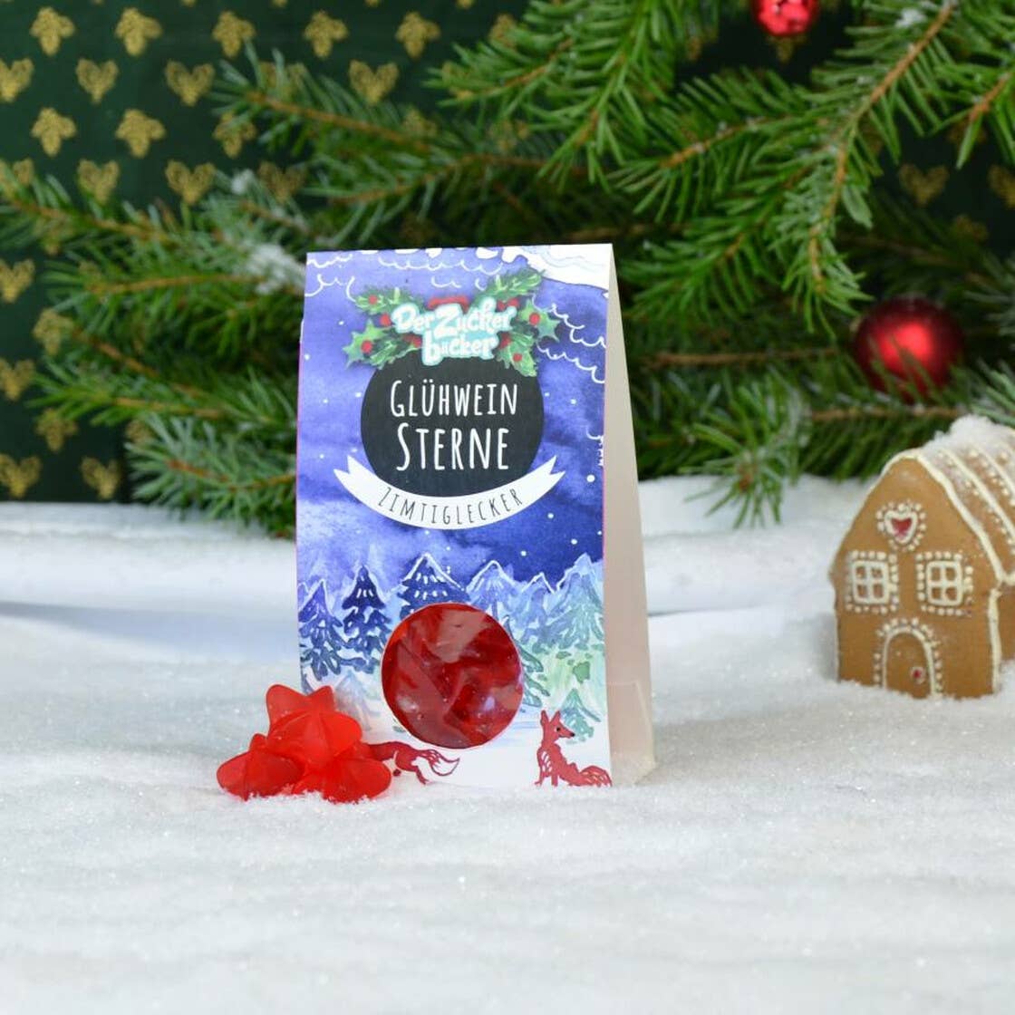 Naschportion Glühwein Sterne Fruchtgummi Weihnachten - Bild 2