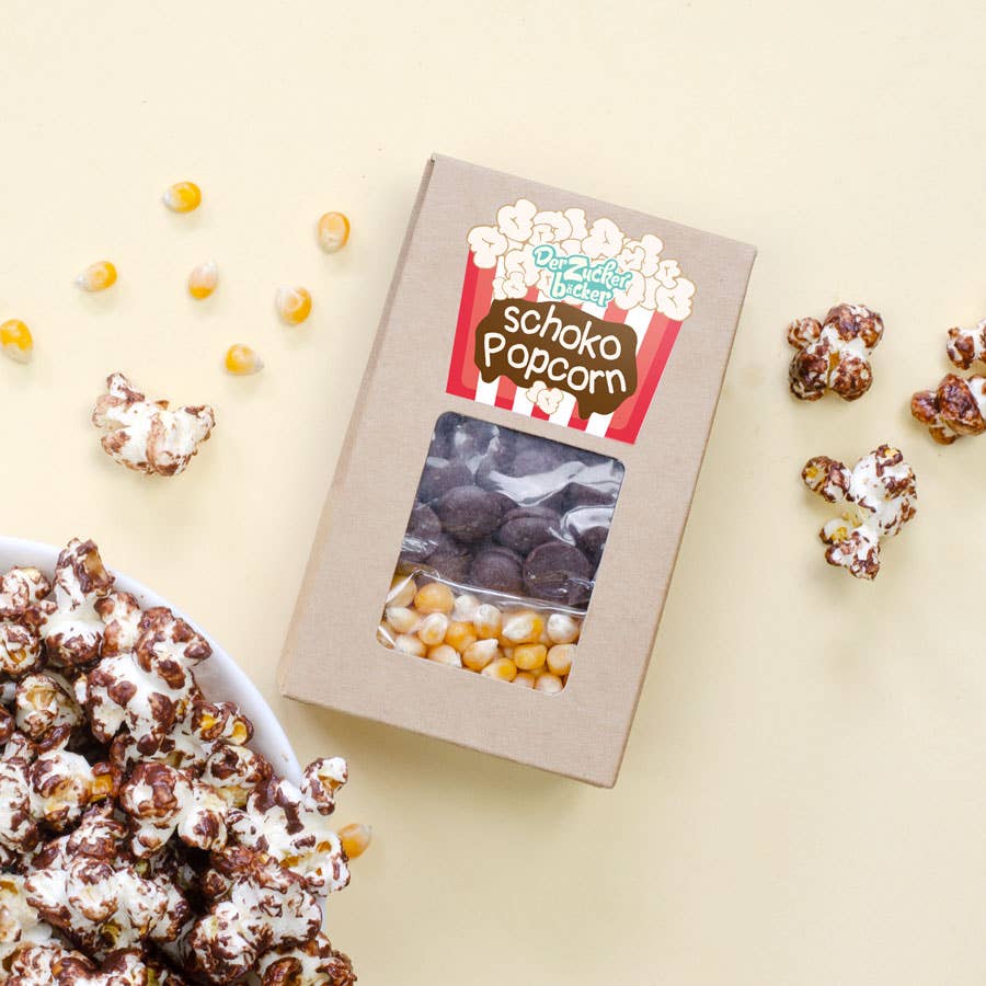 Schoko Popcorn Snackbox – DIY Genuss - Bild 3