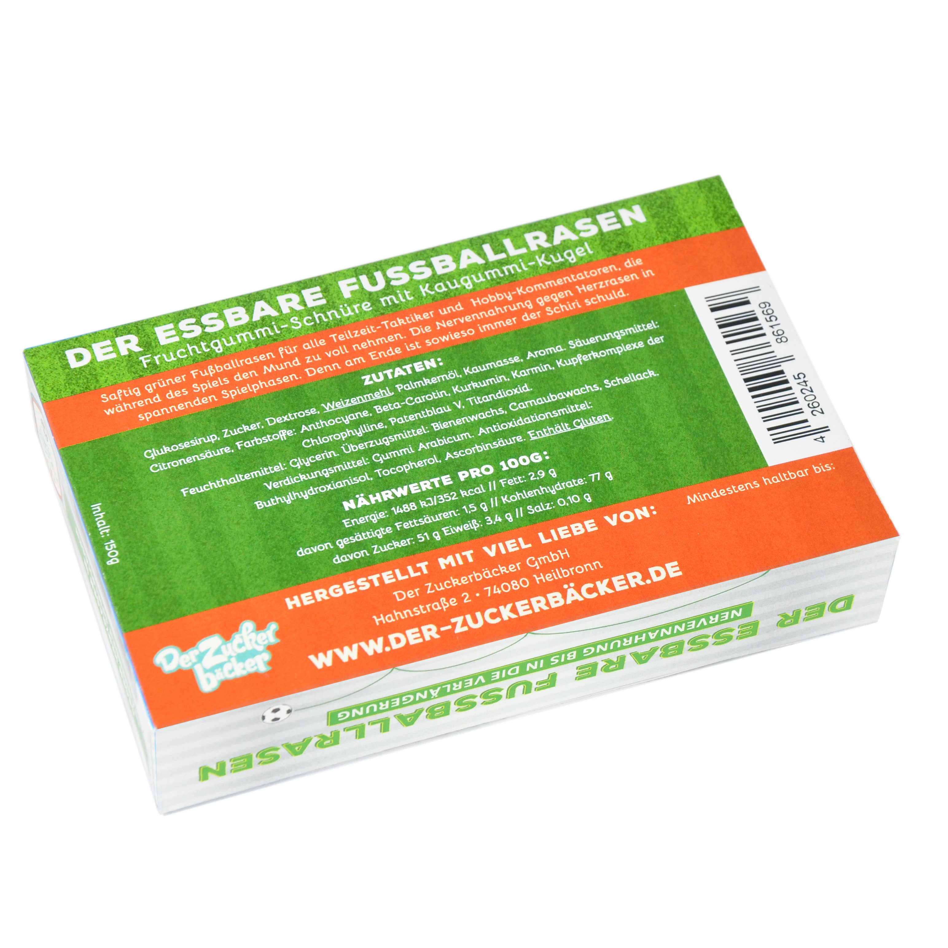 Essbarer Fussballrasen Geschenkbox Sport Fruchtgummi - Bild 6