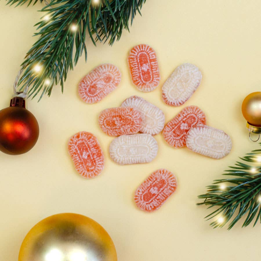 Naschbeutel Herzenswärmer Orange-Ingwer Bonbons Winter - Bild 3