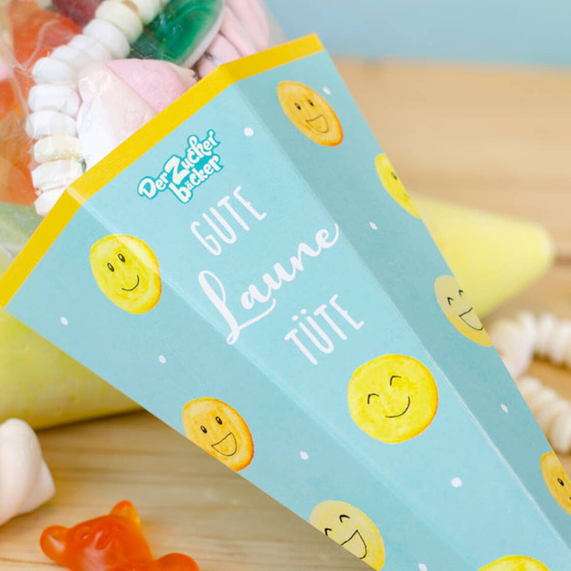 Zuckertüte Gute Laune Bunte Süßigkeiten Mischung - Bild 3