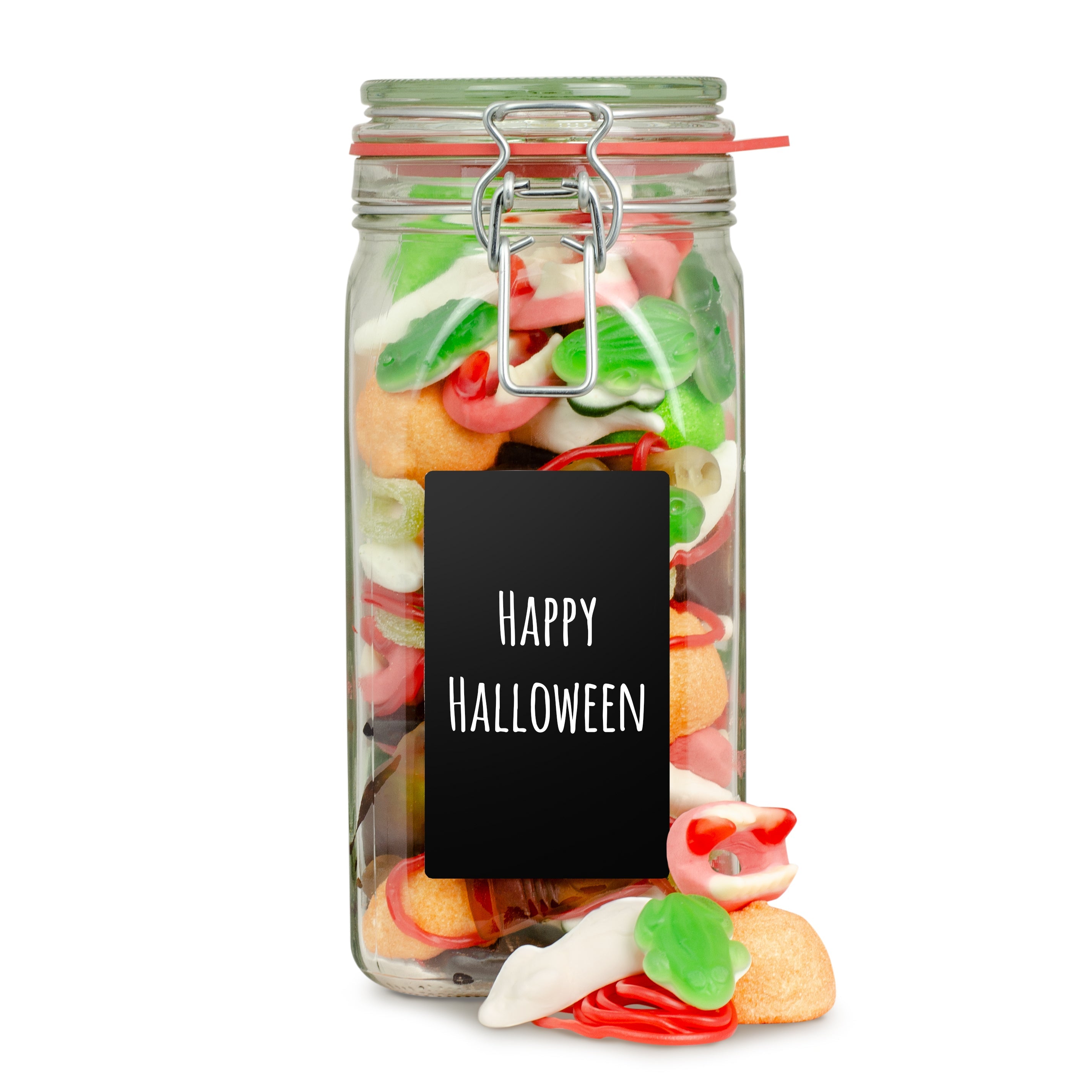 Muster - Bügelglas L - Halloween Mix