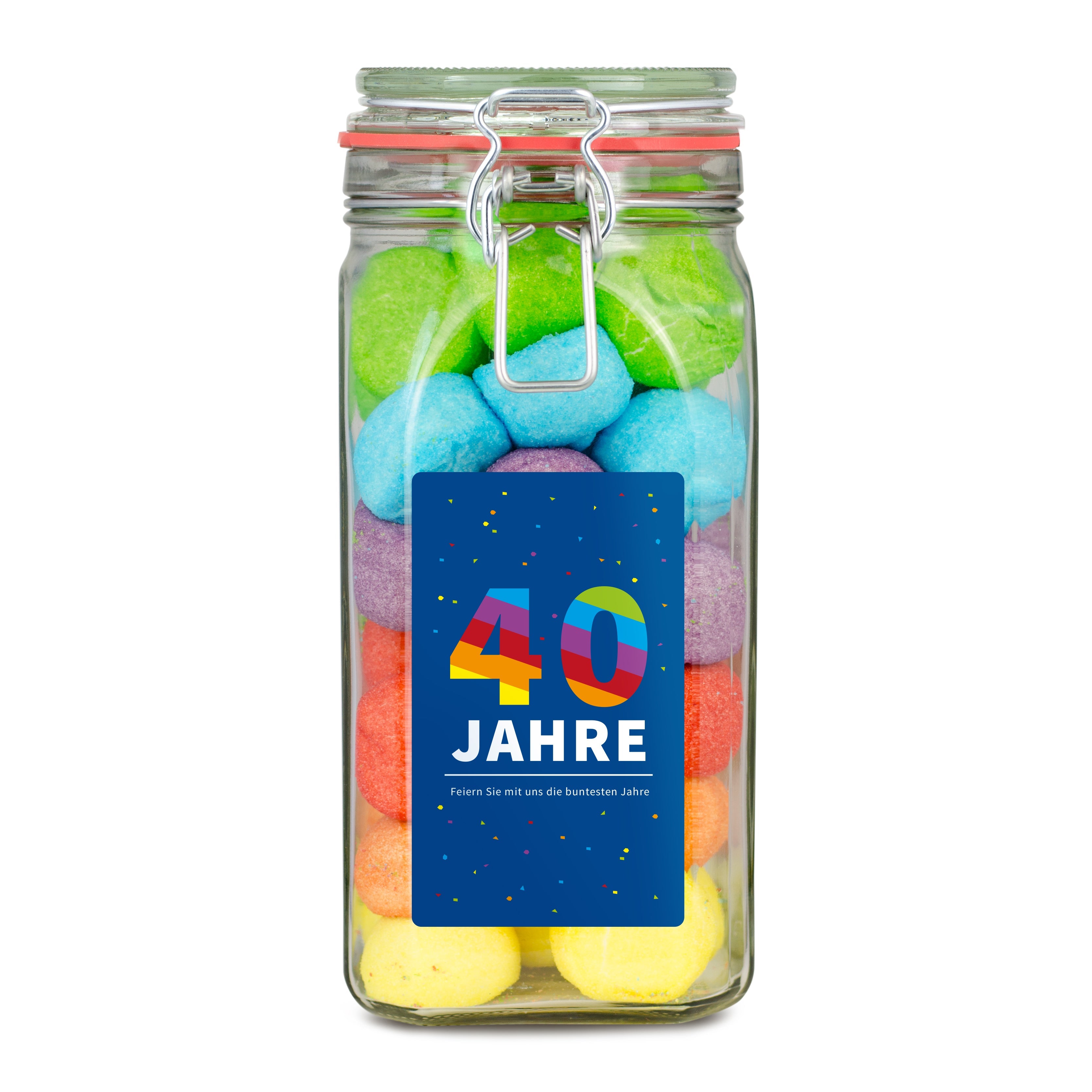 Muster - Rainbow Glas L