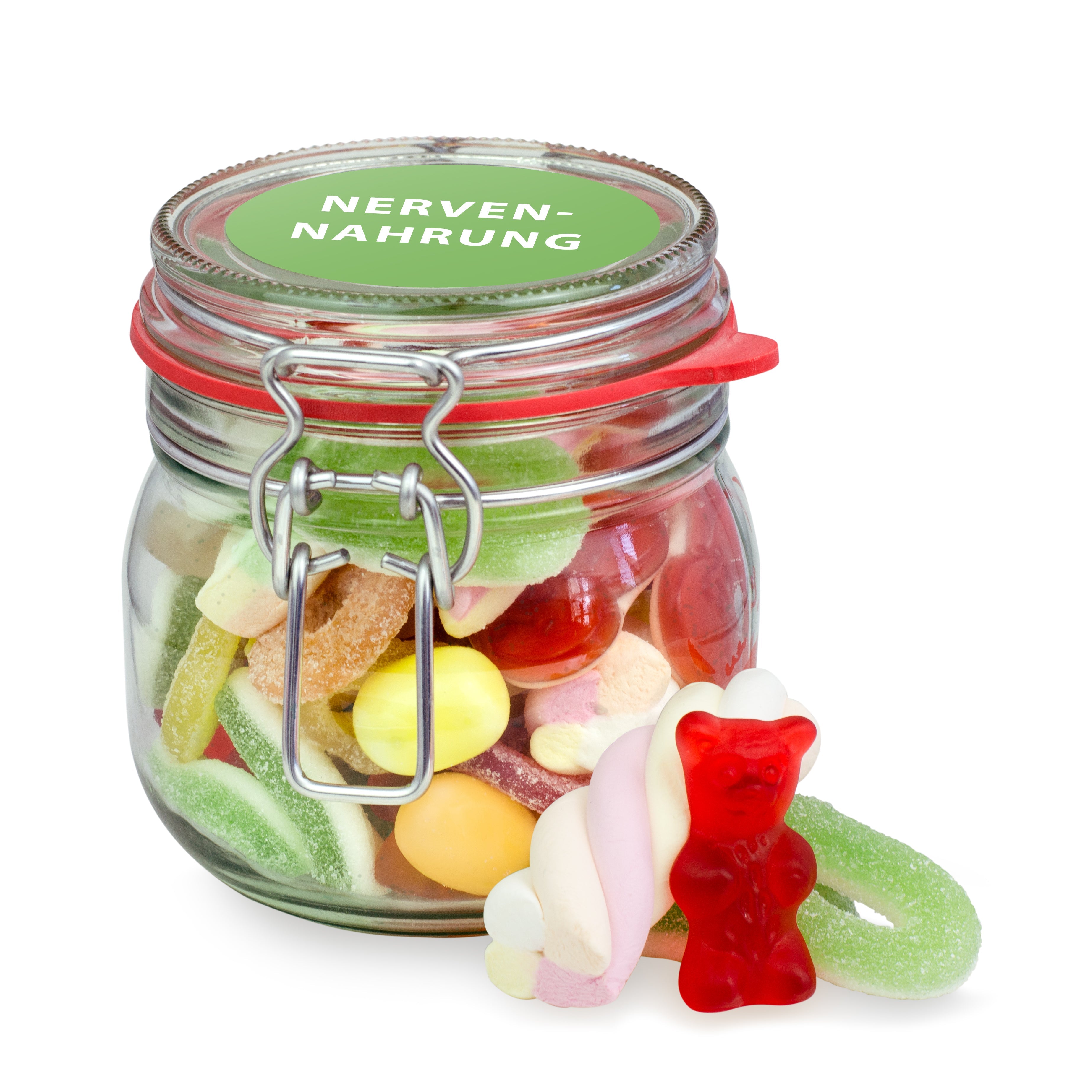 Muster - Bügelglas M  Happy Home Office
