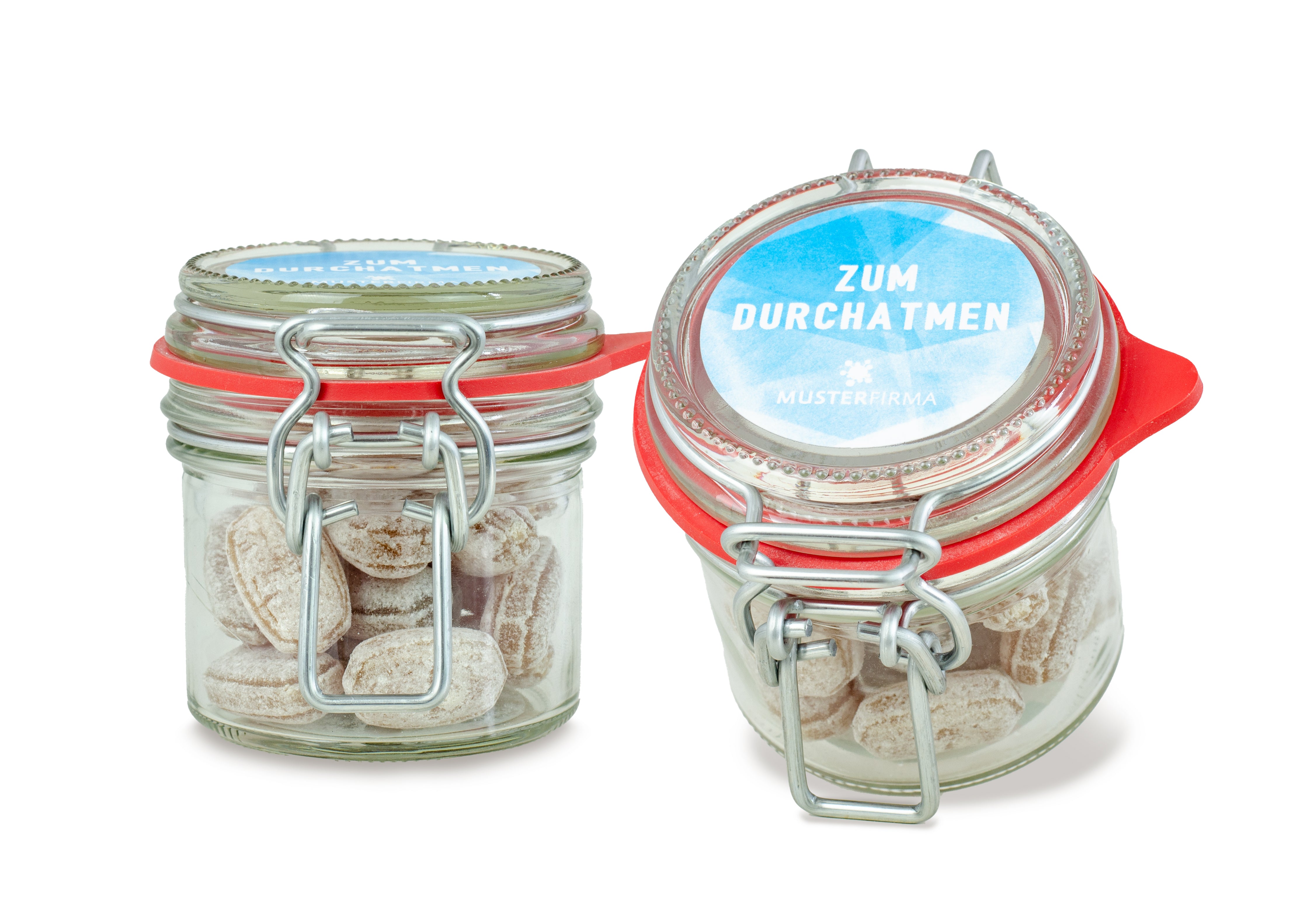 Bügelglas XS Eukalyptus Bonbons