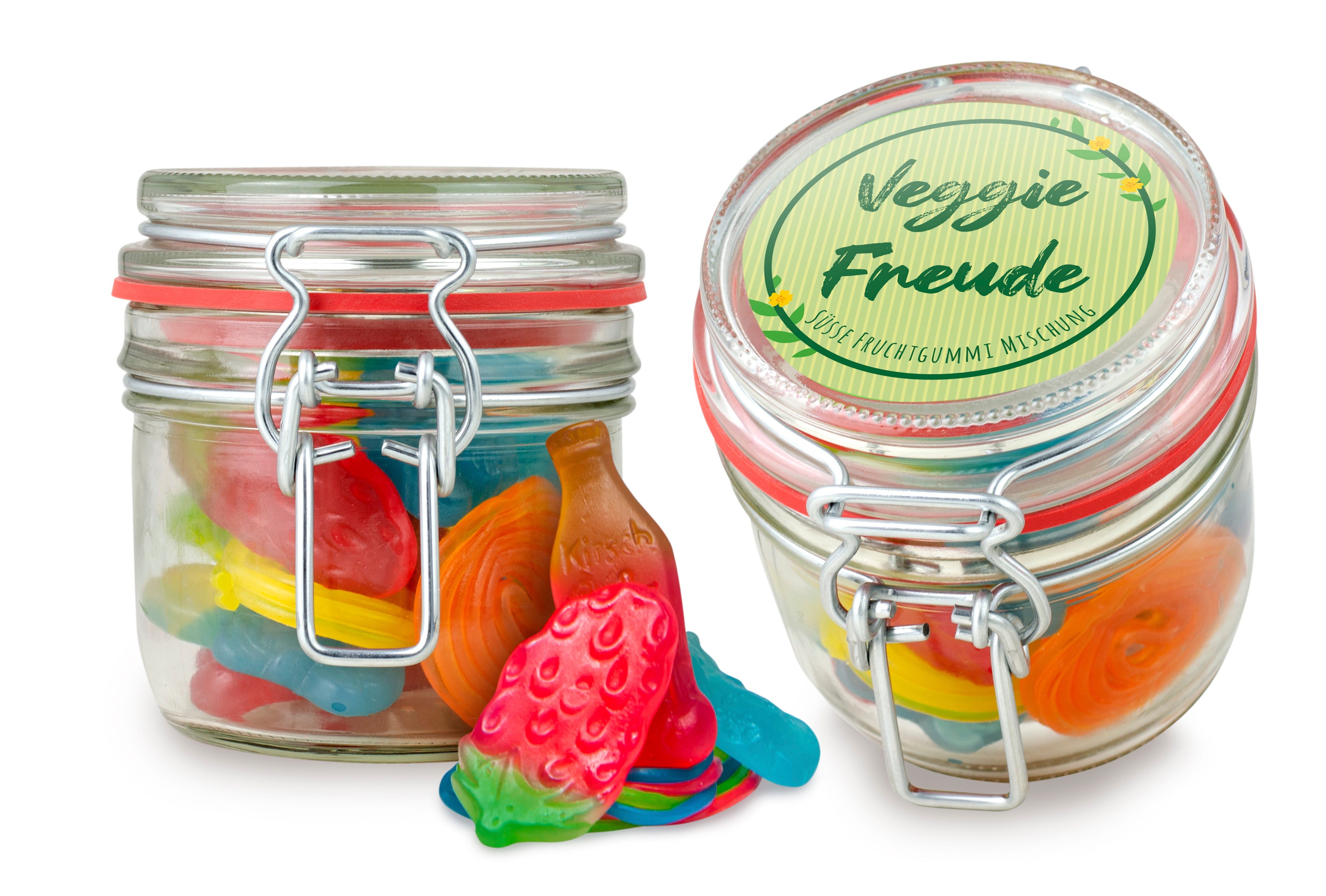 Bügelglas S Veggie Freude