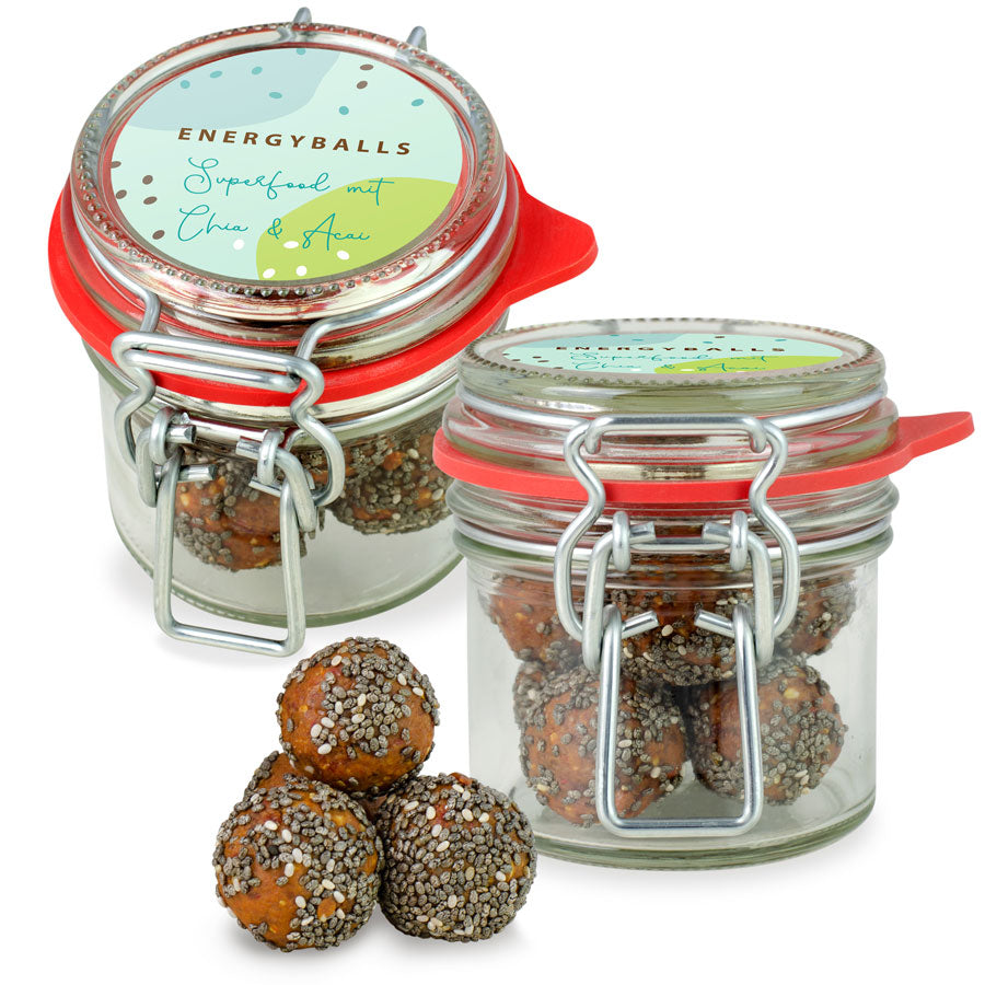 Bügelglas XS Energyballs Superfood