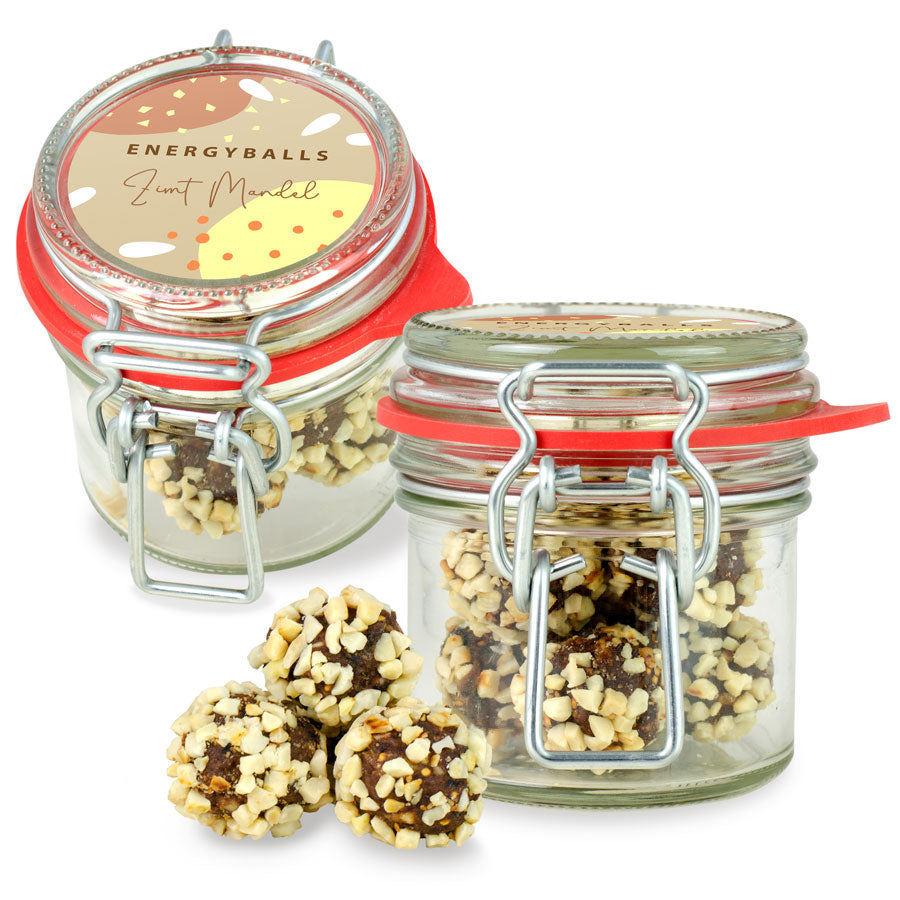 Bügelglas XS Energyballs Zimt Mandel