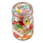 Midi Glas Happy Birthday Süßigkeiten Geburtstagsgeschenk