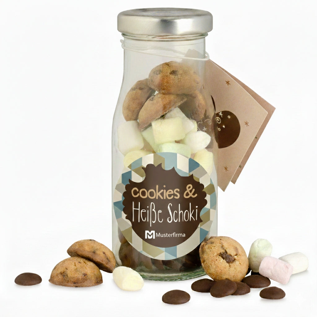 DIY Flasche - Heisse Cookie Schoki