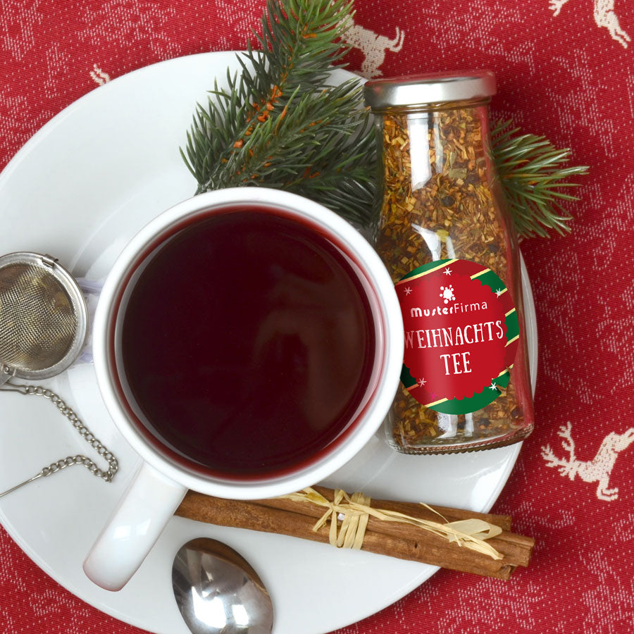 DIY Flasche - Weihnachtstee