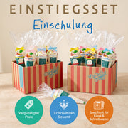 POS Starter-Set Einschulung für Kiosk & Schreibwaren – Komplettpaket inkl. 2 Displays & 32 Zuckertüten