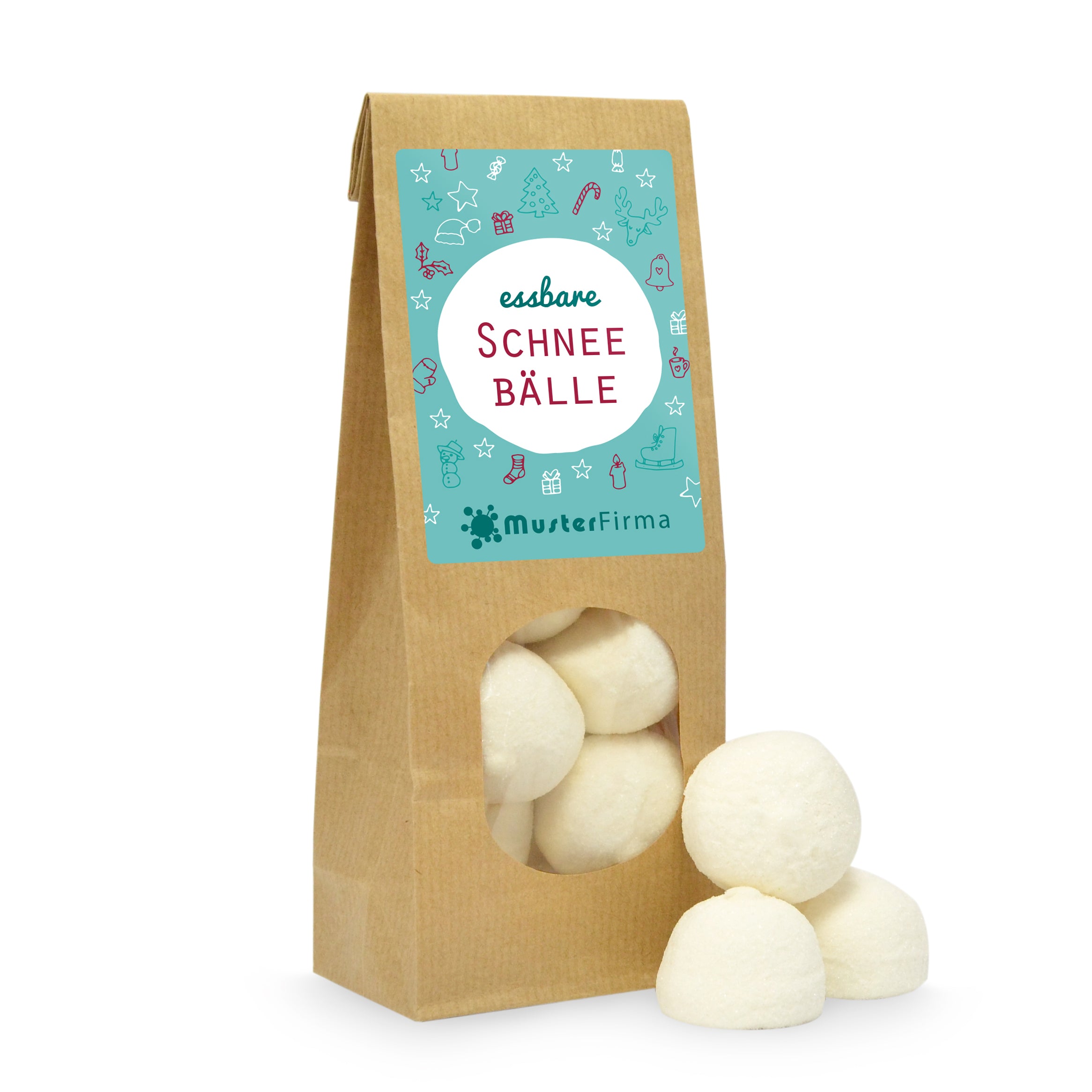 Essbare Schneebälle