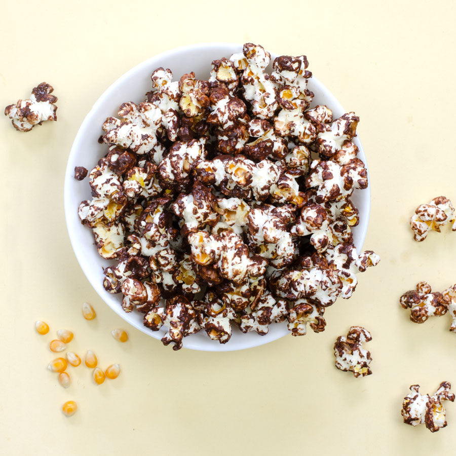 Kartontüte DIY Popcorn Schoko