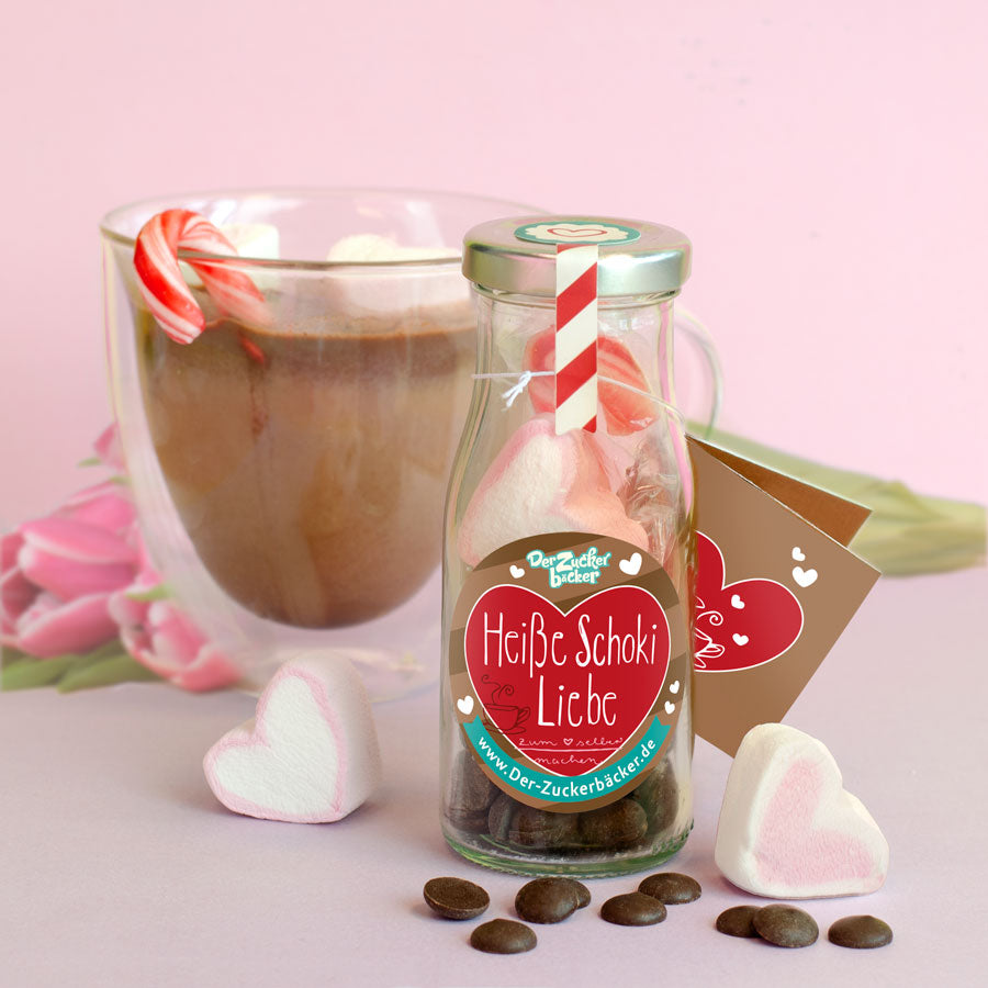 Do It Yourself Heisse Schokolade „Liebe“ in Der Flasche Trinkschokolade