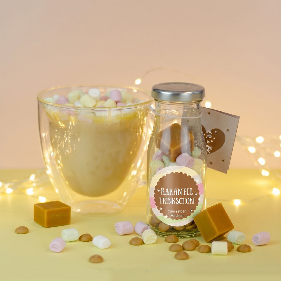 DIY Flasche - Karamell Trinkschoki