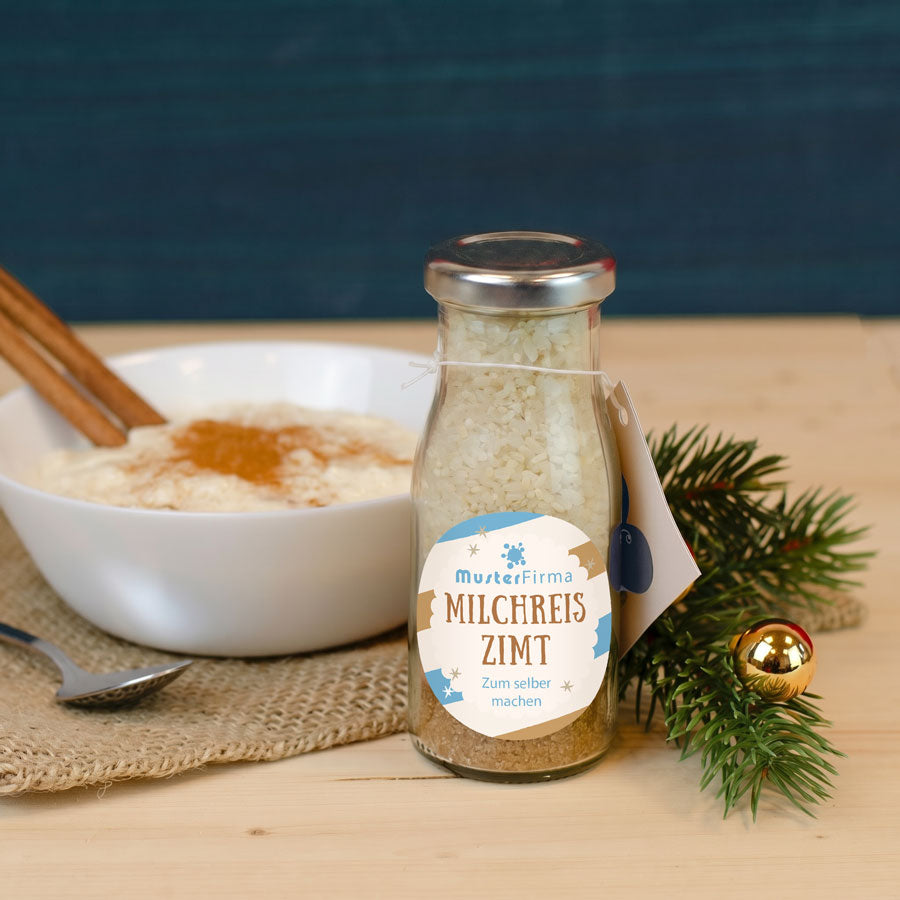 DIY Flasche - Milchreis Zimt