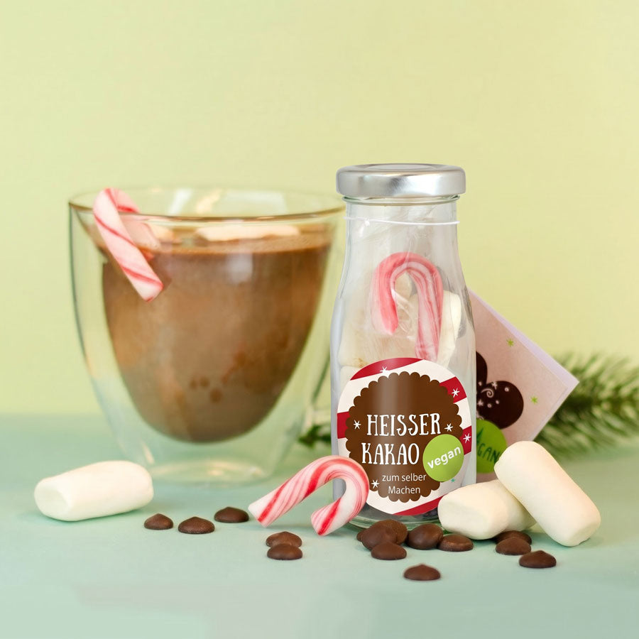 DIY Flasche - Vegane Trinkschoki