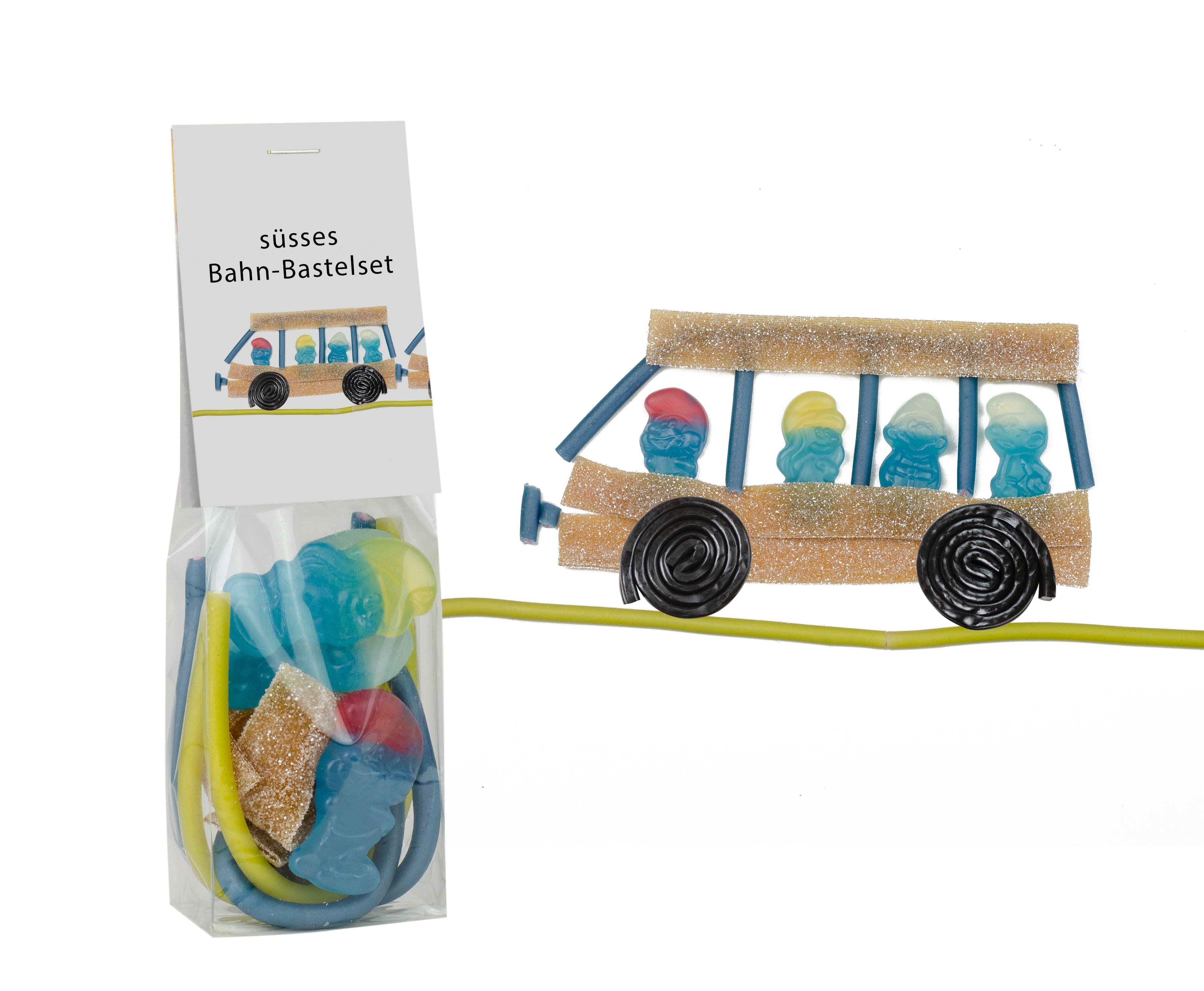 Naschbeutel - Zug Bastelset