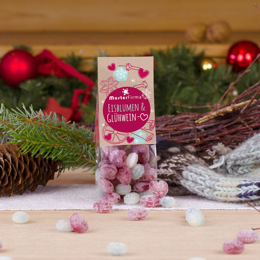 Naschbeutel Eisblumen & Glühwein