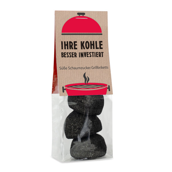 Naschbeutel Essbare Grillkohle
