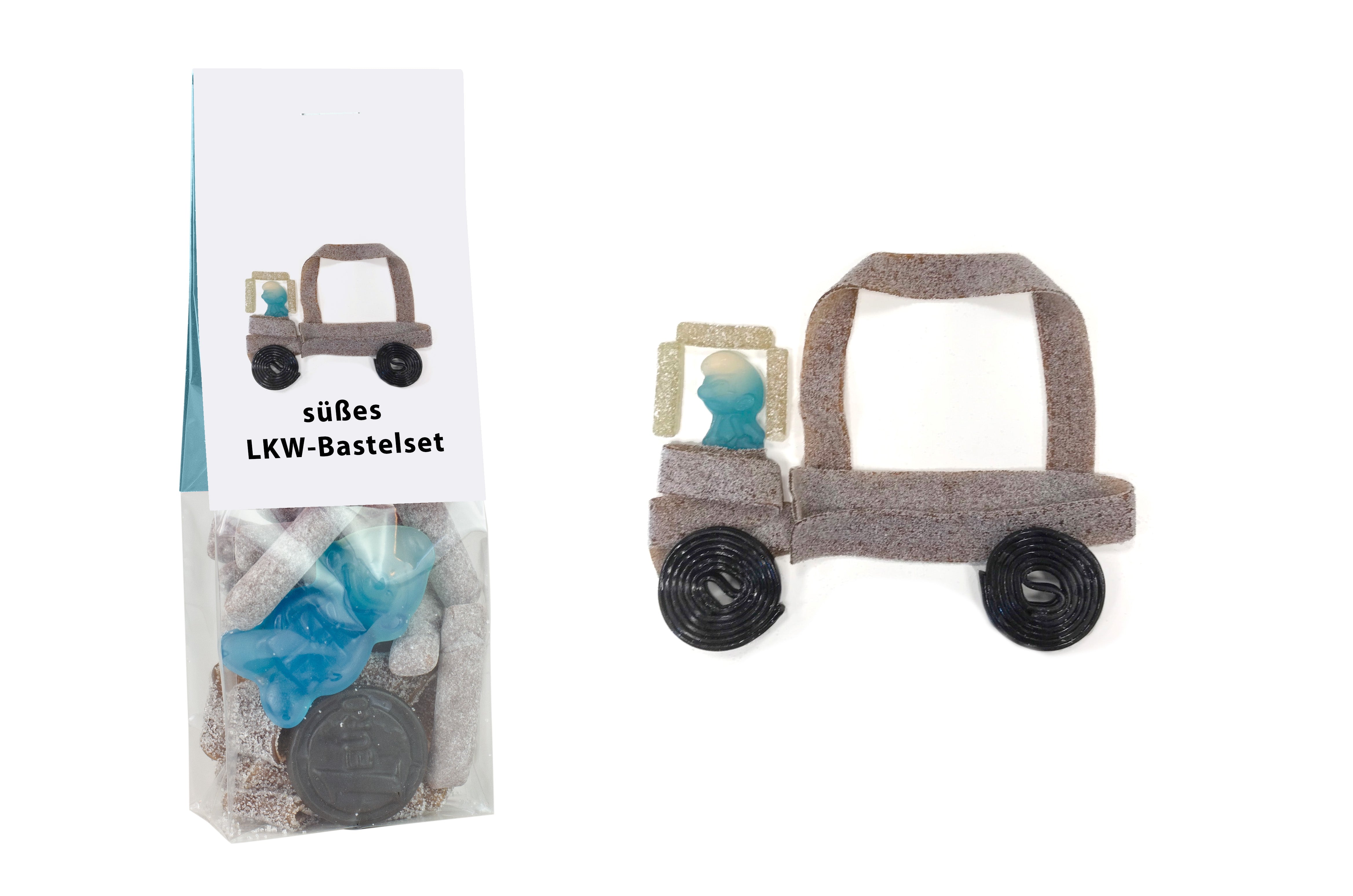 Muster - Naschbeutel LKW Bastelset