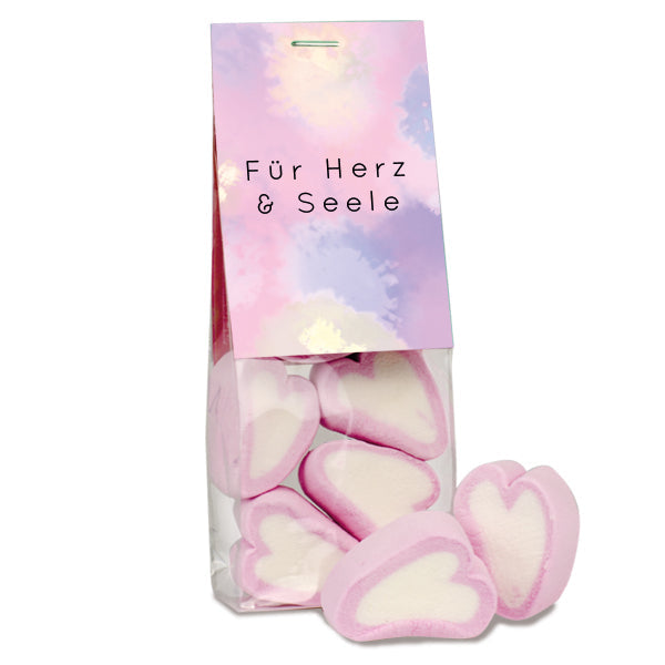 Muster - Naschbeutel Marshmallow Herzen