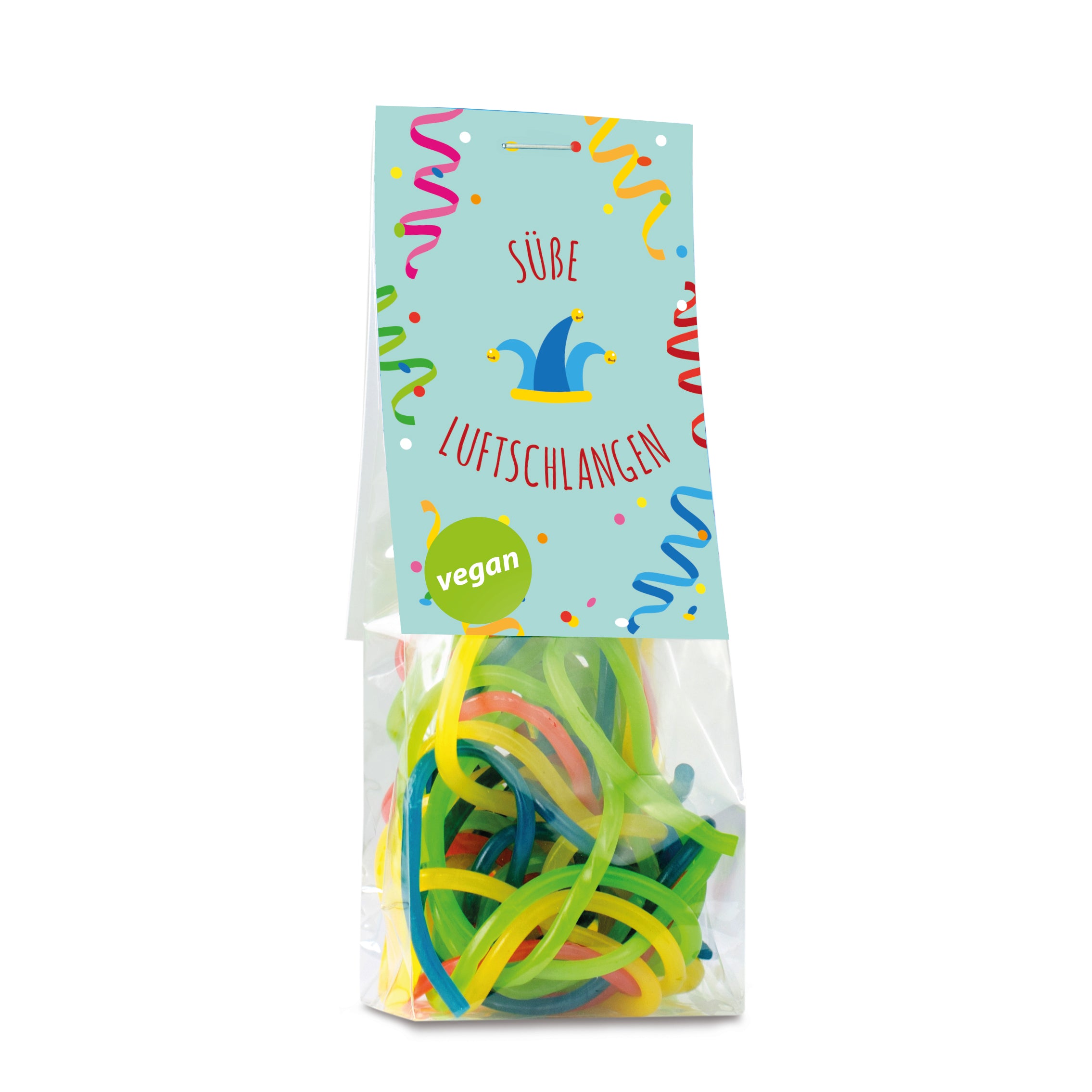 Naschbeutel Bunte Schnüre mit Logo – Das „Kabel-Giveaway“