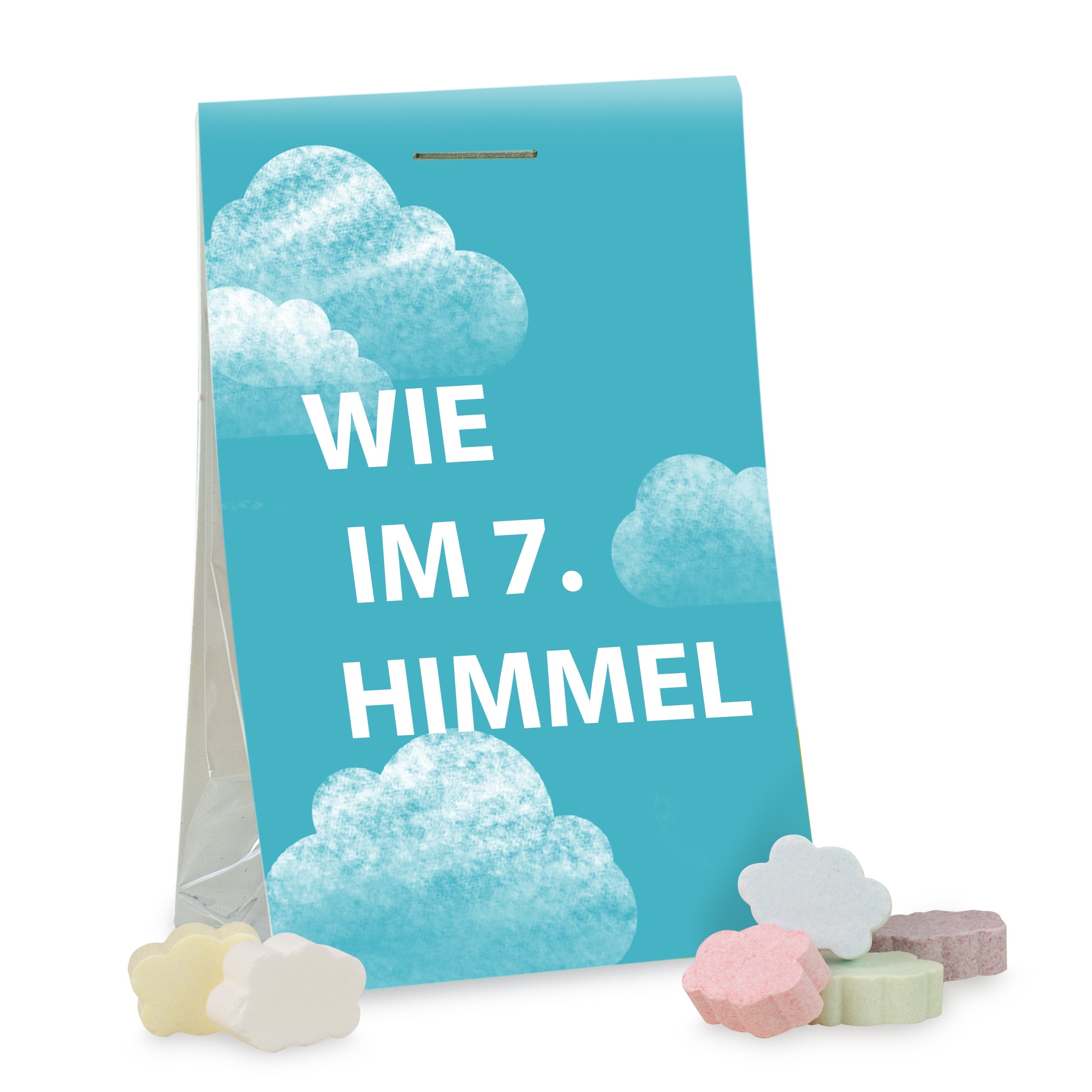 Muster - Naschtaschen Traubenzucker Wolken