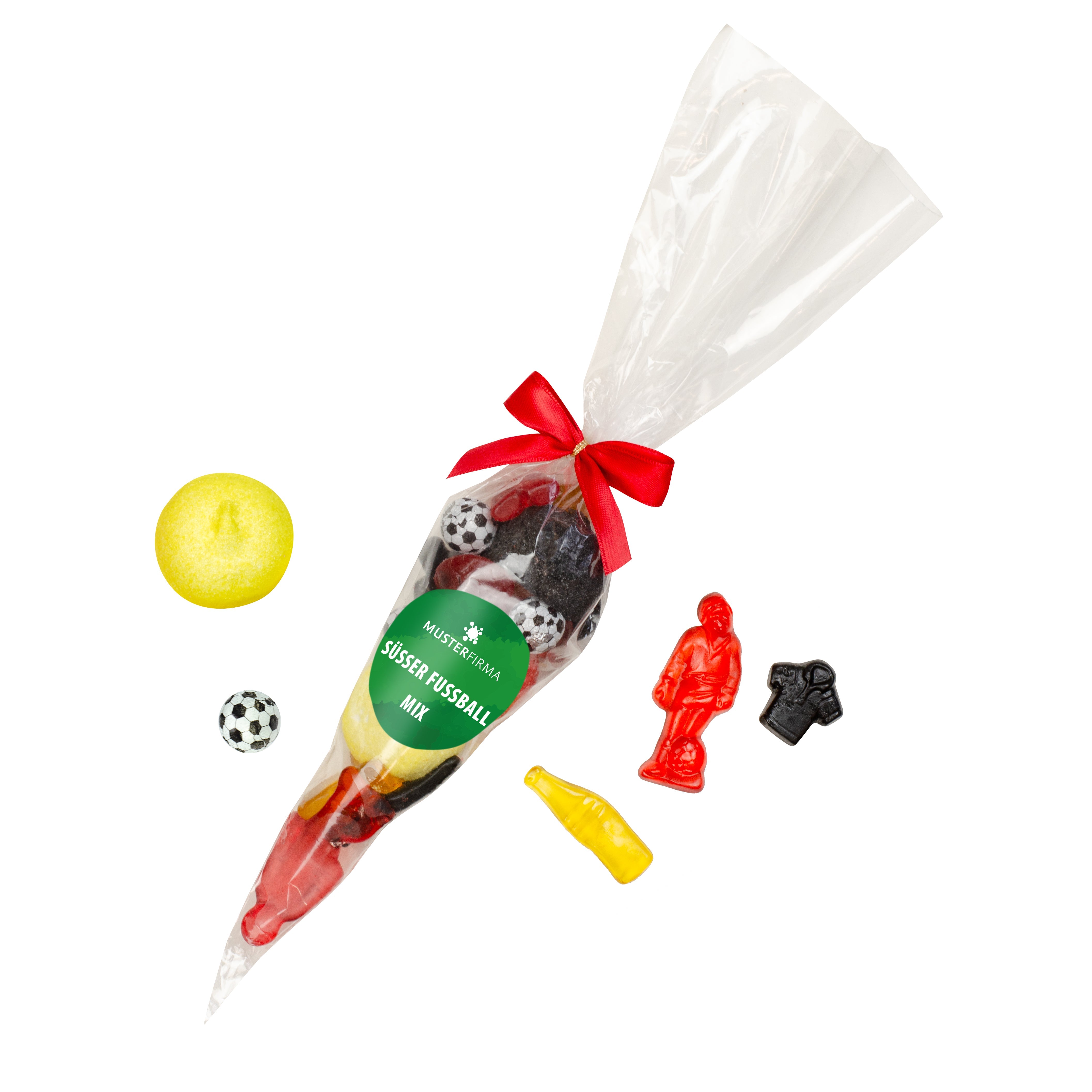 Muster - Spitztüte Fußball-Mix