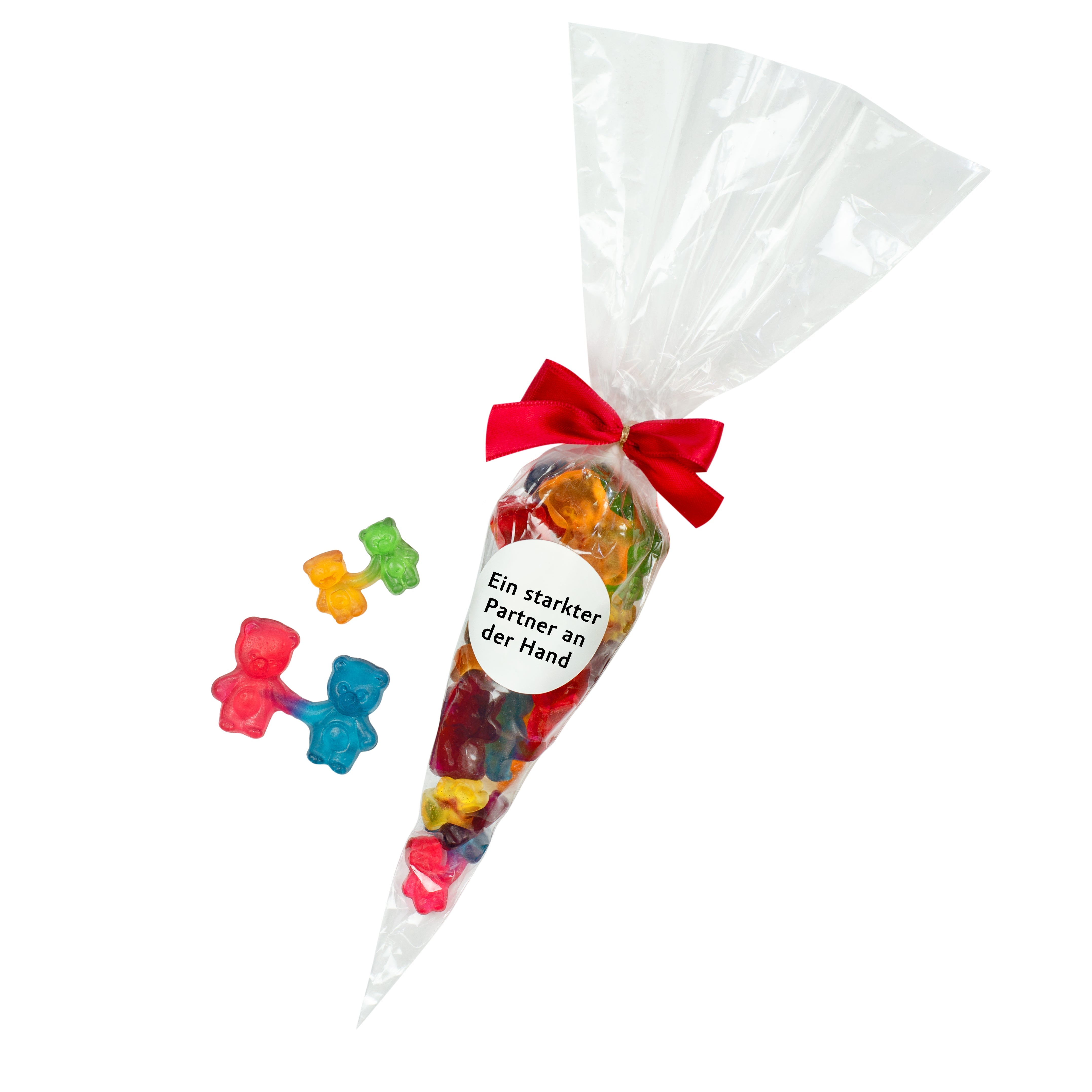 Muster - Spitztüte 100 g Gemeinsam schaffen wir das
