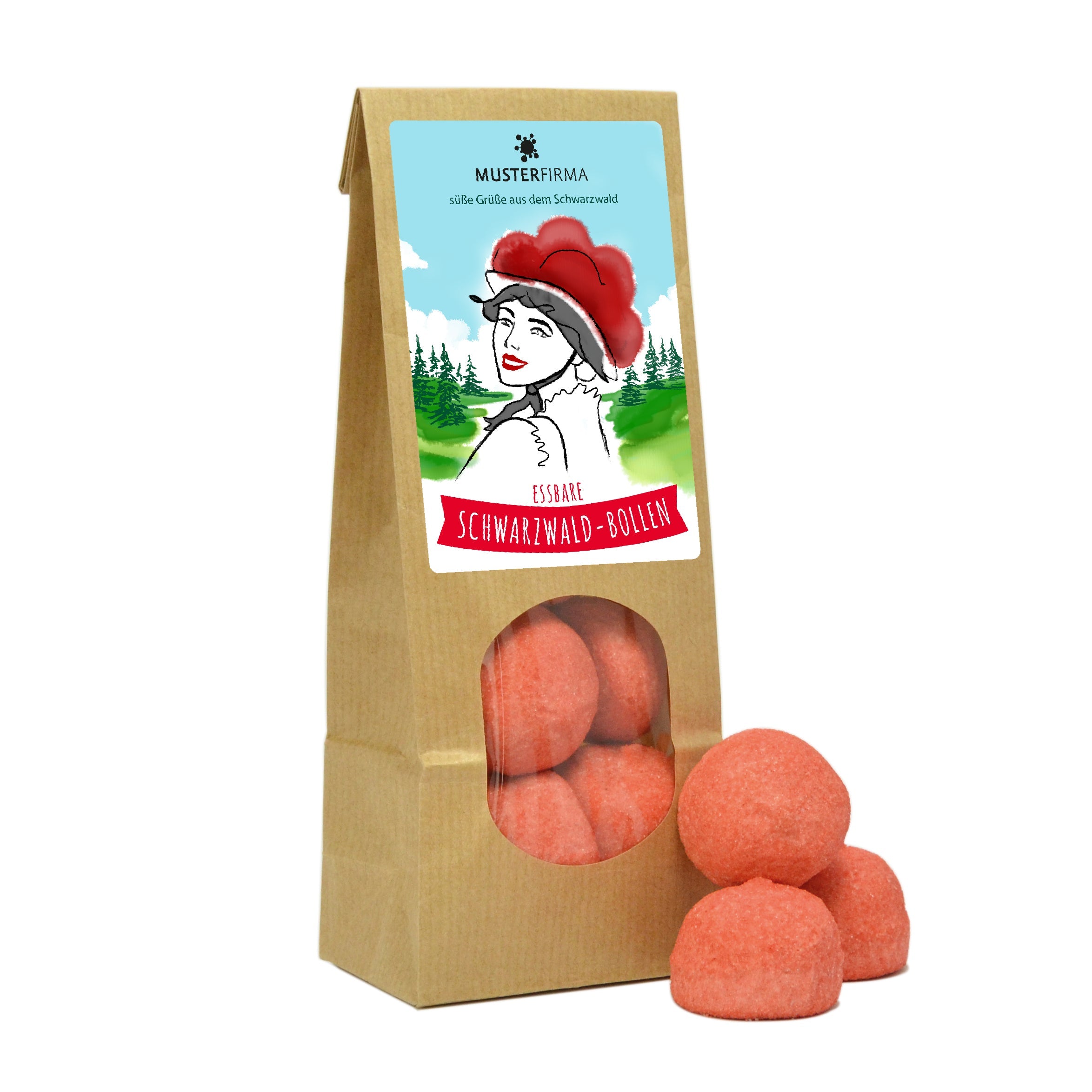 Muster - Essbare Schwarzwaldbollen