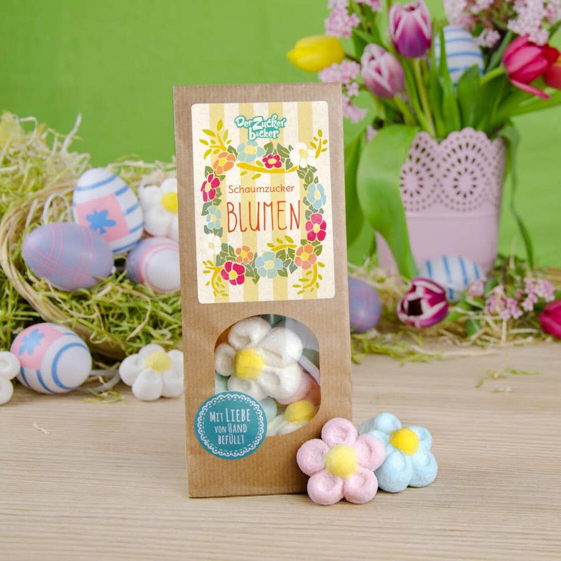 Wundertüte Schaumzucker Blumen Bunte Marshmallows - Bild 3