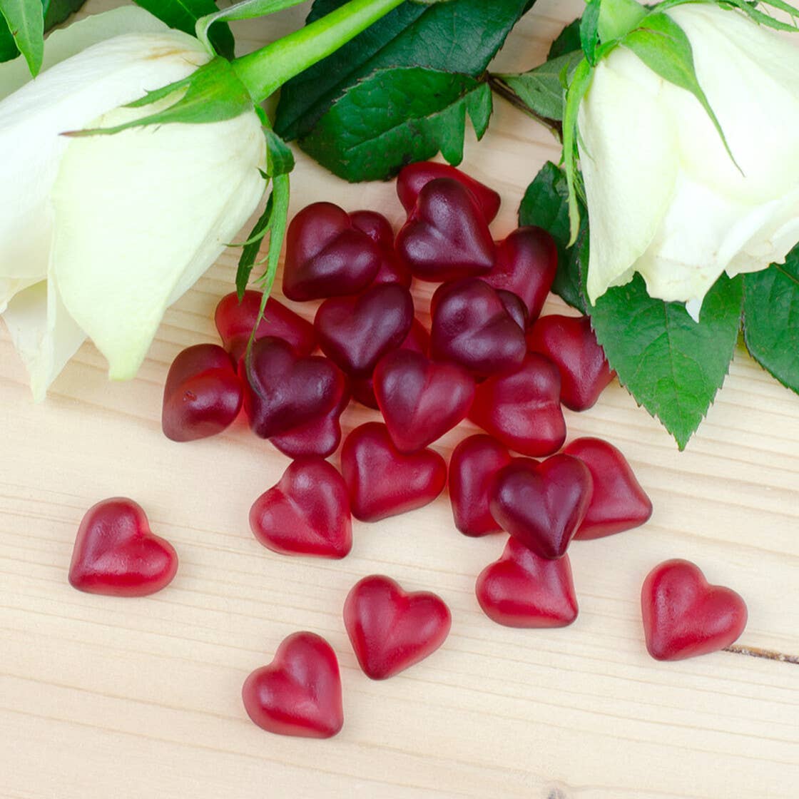 Naschbeutel Für Dich Fruchtgummi Herzen Vegan Geschenk - Bild 3